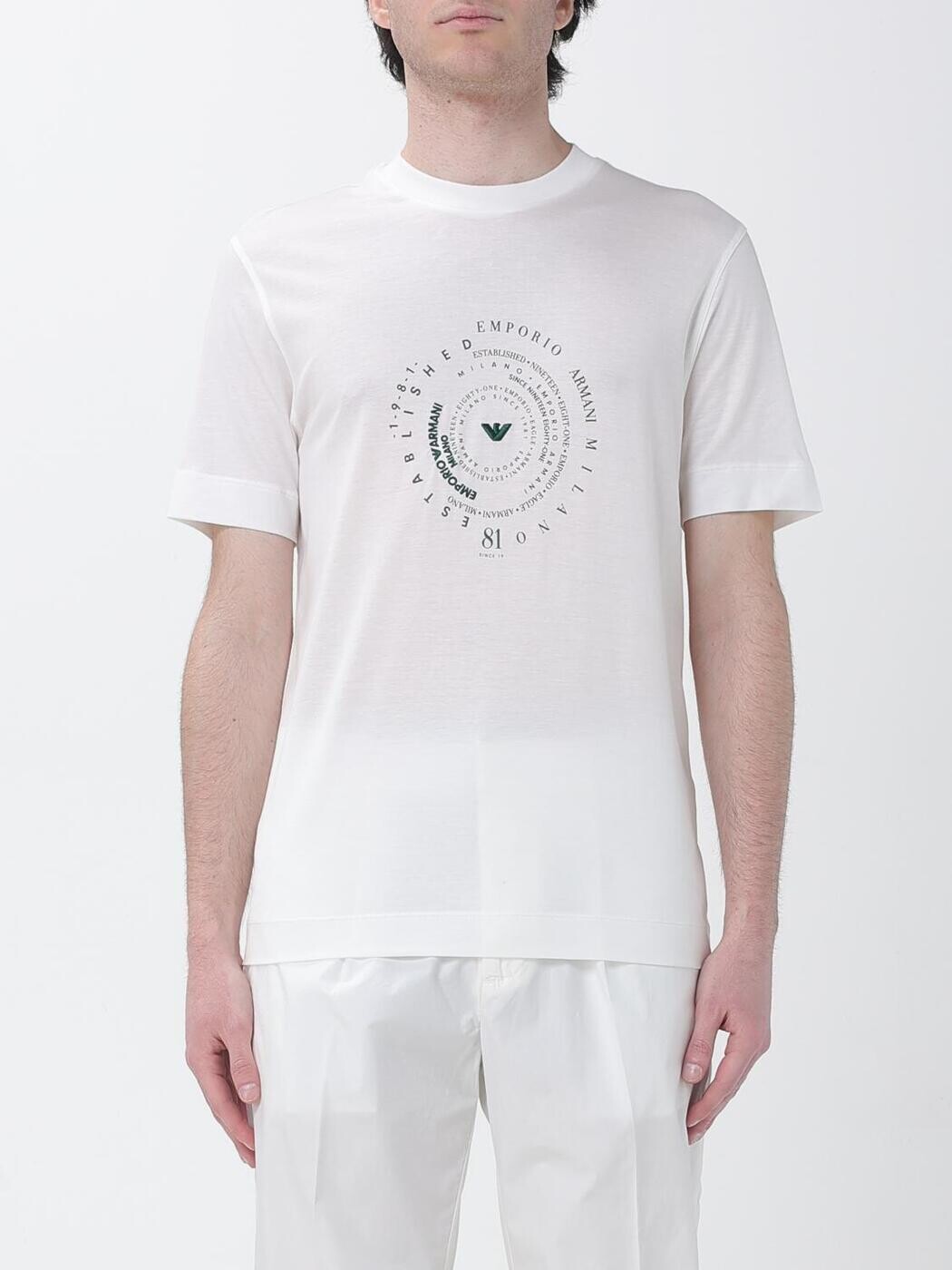 エン急性灰白髄炎 アルマーニ EMPORIO ARMANI プルオーバー メンズ 白いこと T-shirts EM004995AF13747 関税 貨物輸送無料 2026SS gi