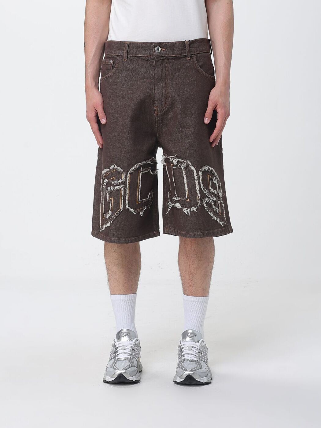 ジーシーディーエス GCDS ショーツ メンズ ブラウン Shorts C1MWQL223D087 Brown 関税 送料無料 2026SS gi｜BRANDSHOP「il Tesoro」