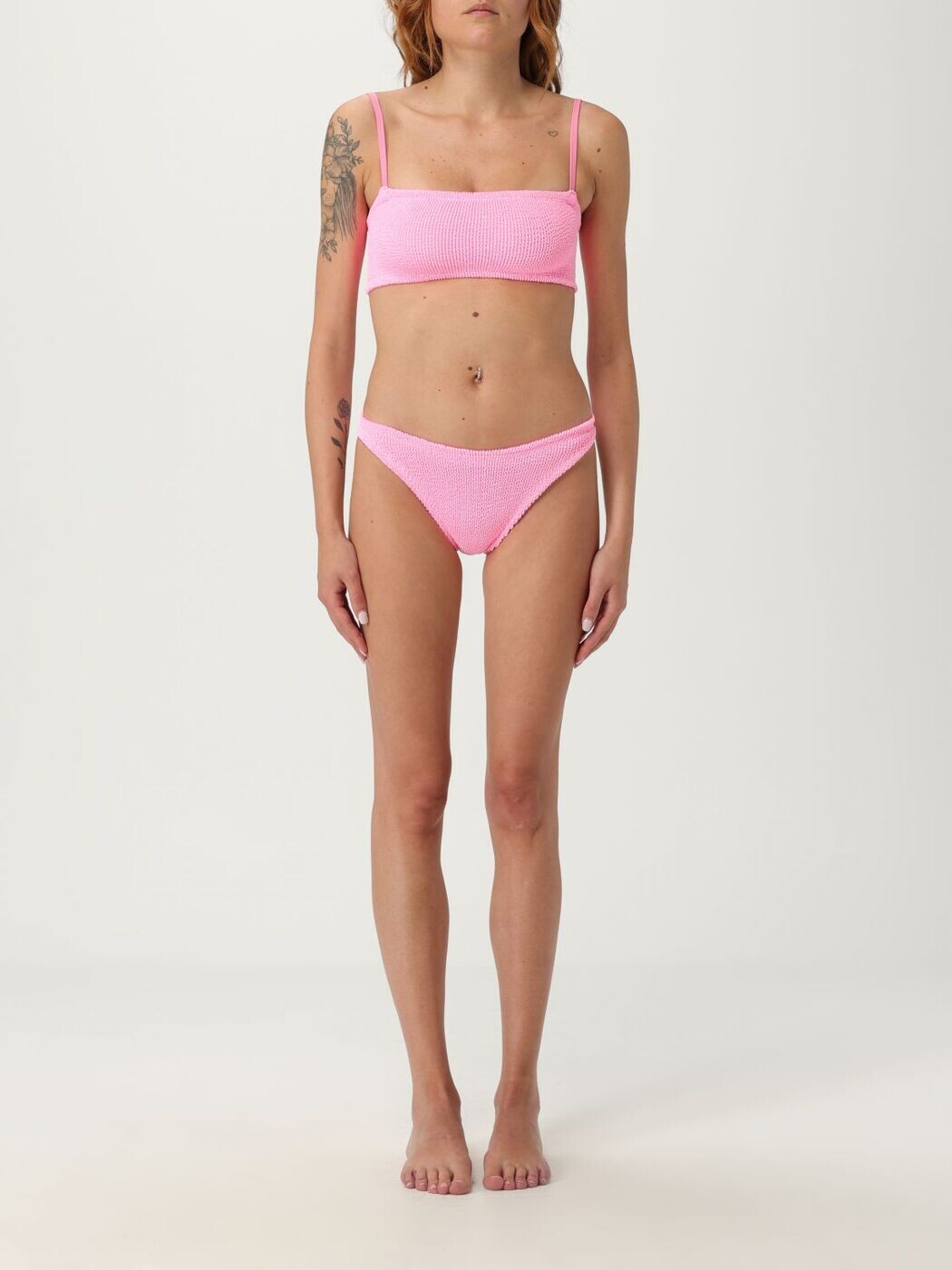 フンザ 重力加速度 HUNZA G 海水着 スイムウェア レディース さくら色 Swimwear GIGIBIKINI 関税 貨物輸送無料 2026SS gi
