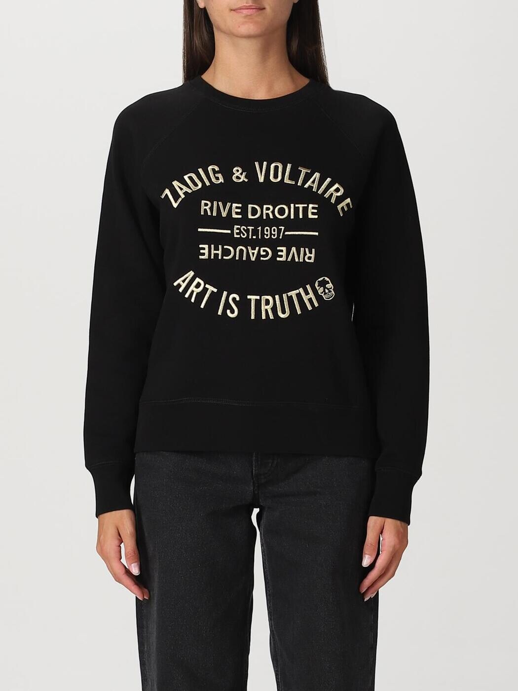 ザディグ エ フランソア・マリー・ヴォルテール ZADIG \u0026 VOLTAIRE 調教師 レディース 黒いこと Sweatshirts JWSL00001 関税 貨物輸送無料 2026SS gi