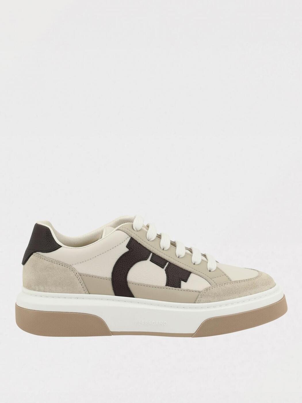 フェラガモ FERRAGAMO スニーカー メンズ ベージュ Sneakers 029773 778891 関税 貨物輸送無料 2026SS gi