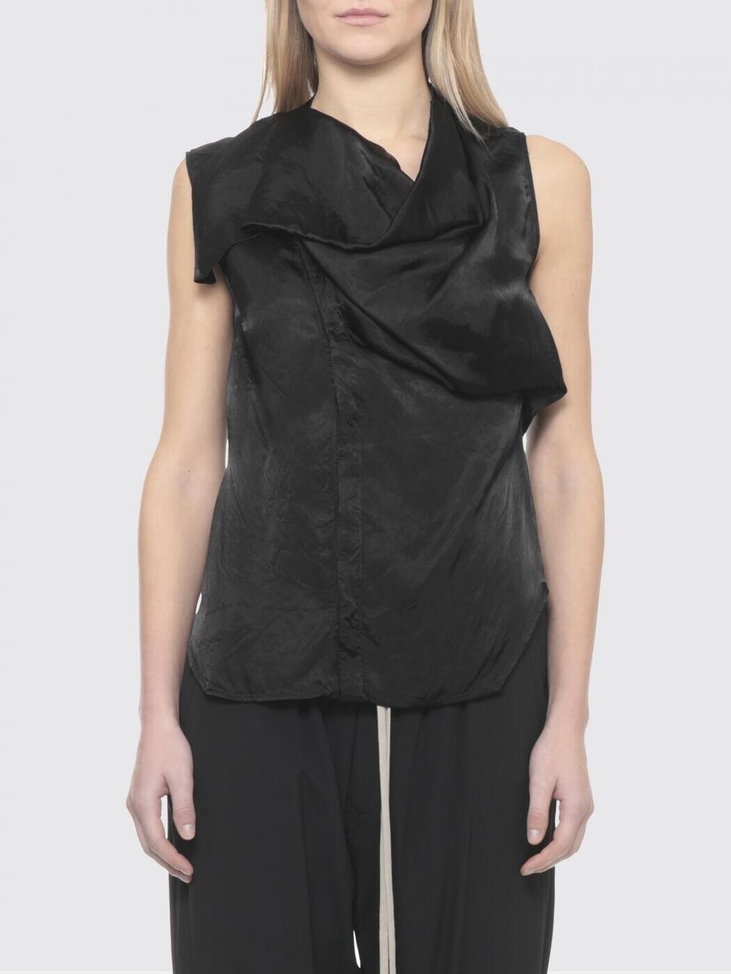 リック オウエンス RICK OWENS Tシャツ トップス レディース ブラック T-shirts and tops RP01F6136N Black 関税 送料無料 2026SS gi|BRANDSHOP「il Tesoro」