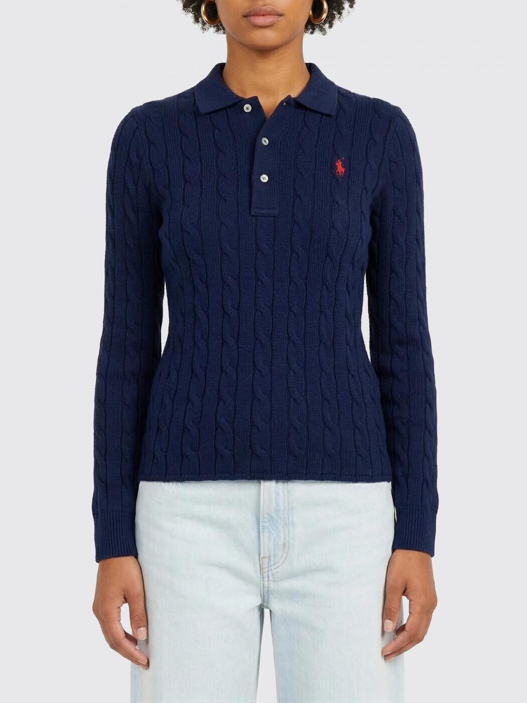 ラルフローレン POLO RALPH LAUREN スポーツシャツ レディース 青碧 Polo 211959100 関税 貨物輸送無料 2026SS gi