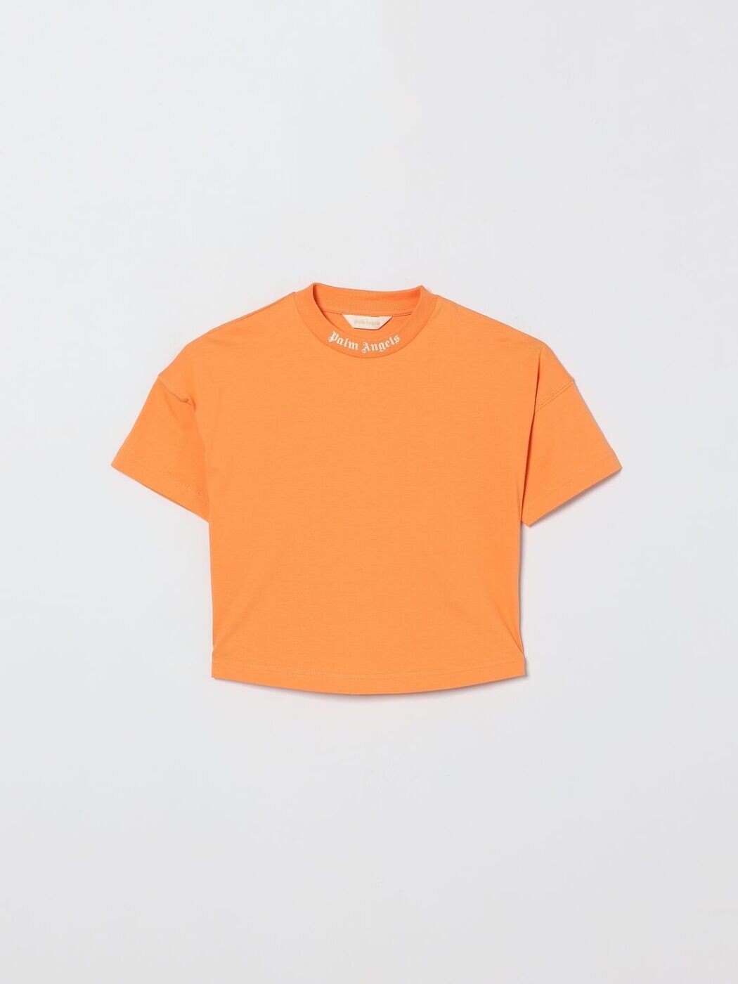 パーム・エンジェルス PALM ANGELS ロング捩りプルオーバー プルオーバー ボーイズ オレンジ色 Long sleeve t-shirts PBAA003S26JER001 関税 貨物輸送無料 2026SS gi