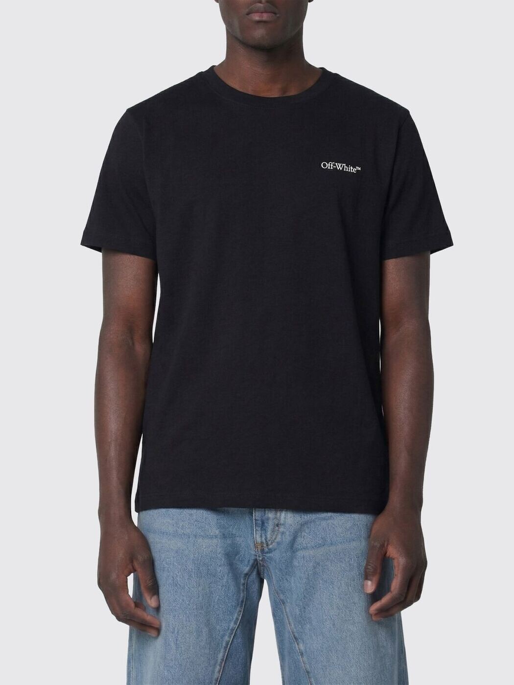 象牙色 OFF WHITE プルオーバー メンズ 黒いこと T-shirts OMAA027S26JER001 関税 貨物輸送無料 2026SS gi