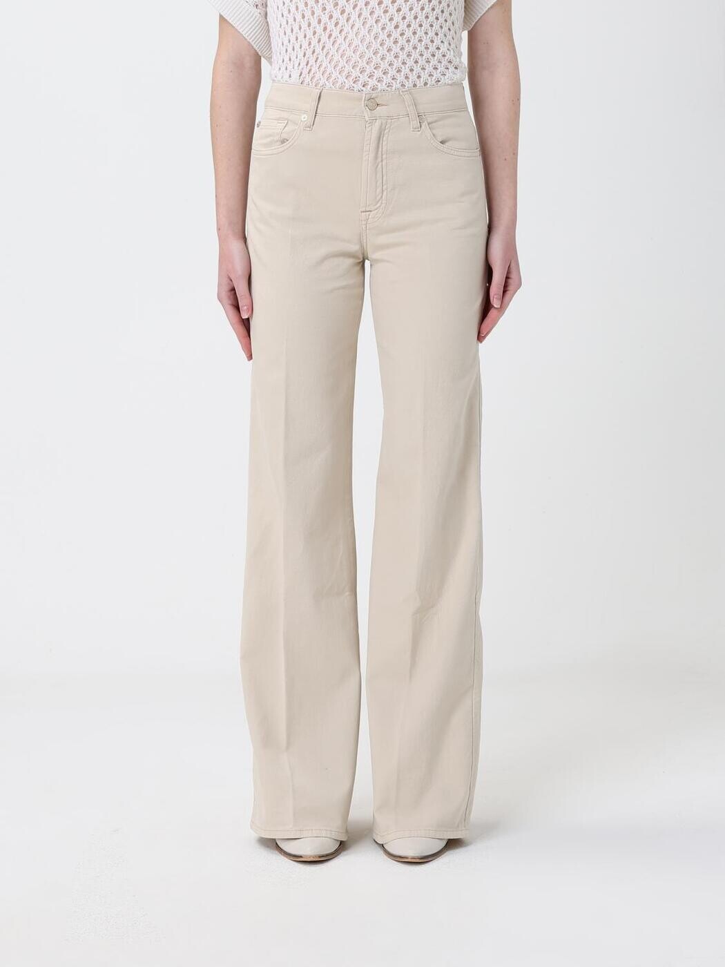 セブンフォーオールマンカインド 7 FOR ALL MANKIND デニム レディース ベージュ Jeans 7UG20E39 Beige 関税 送料無料 2026SS gi|BRANDSHOP「il Tesoro」