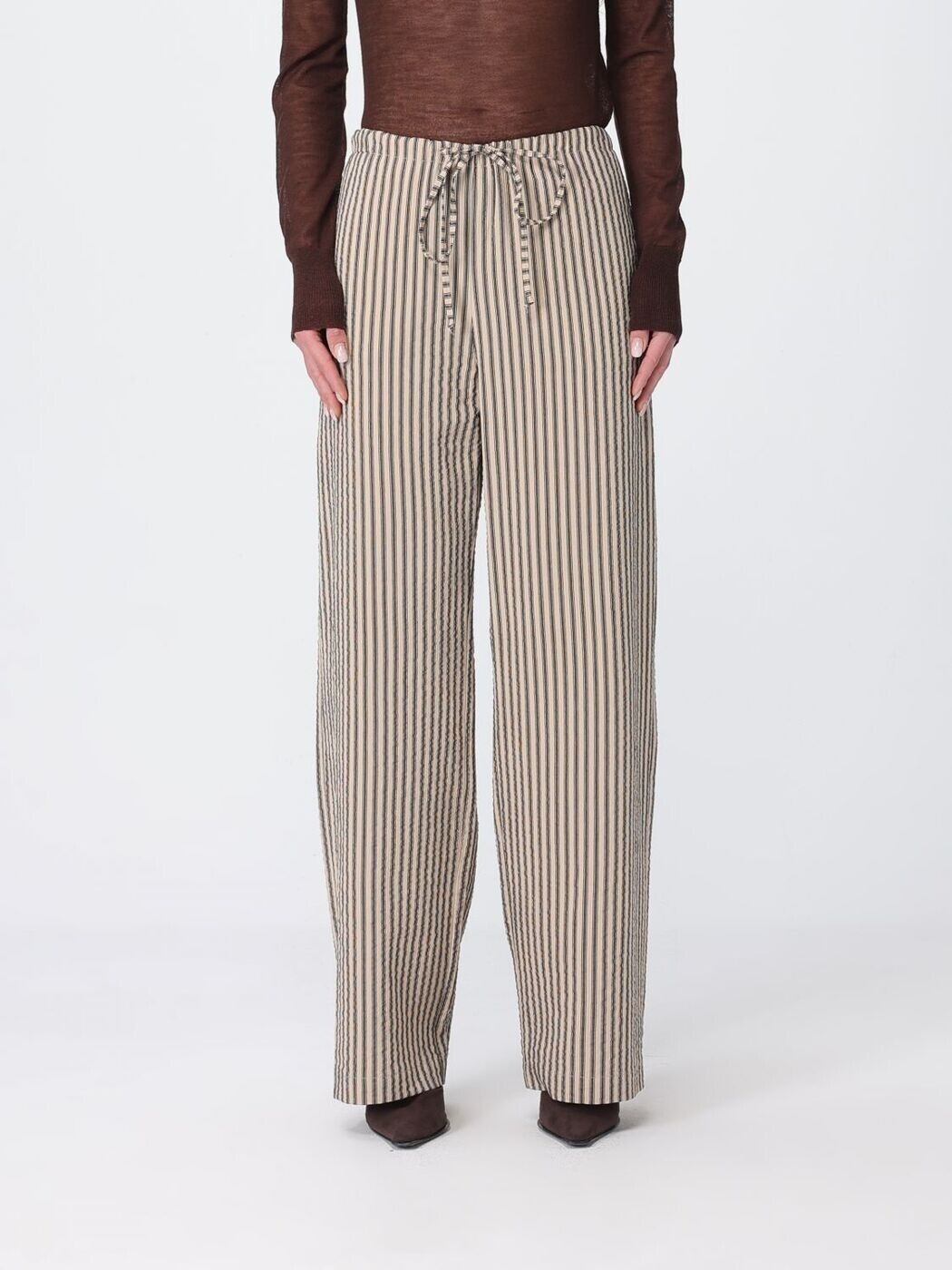 アリジ ALYSI ズボン パンツ レディース ブラウン Trousers 116182 関税 送料無料 2026SS gi