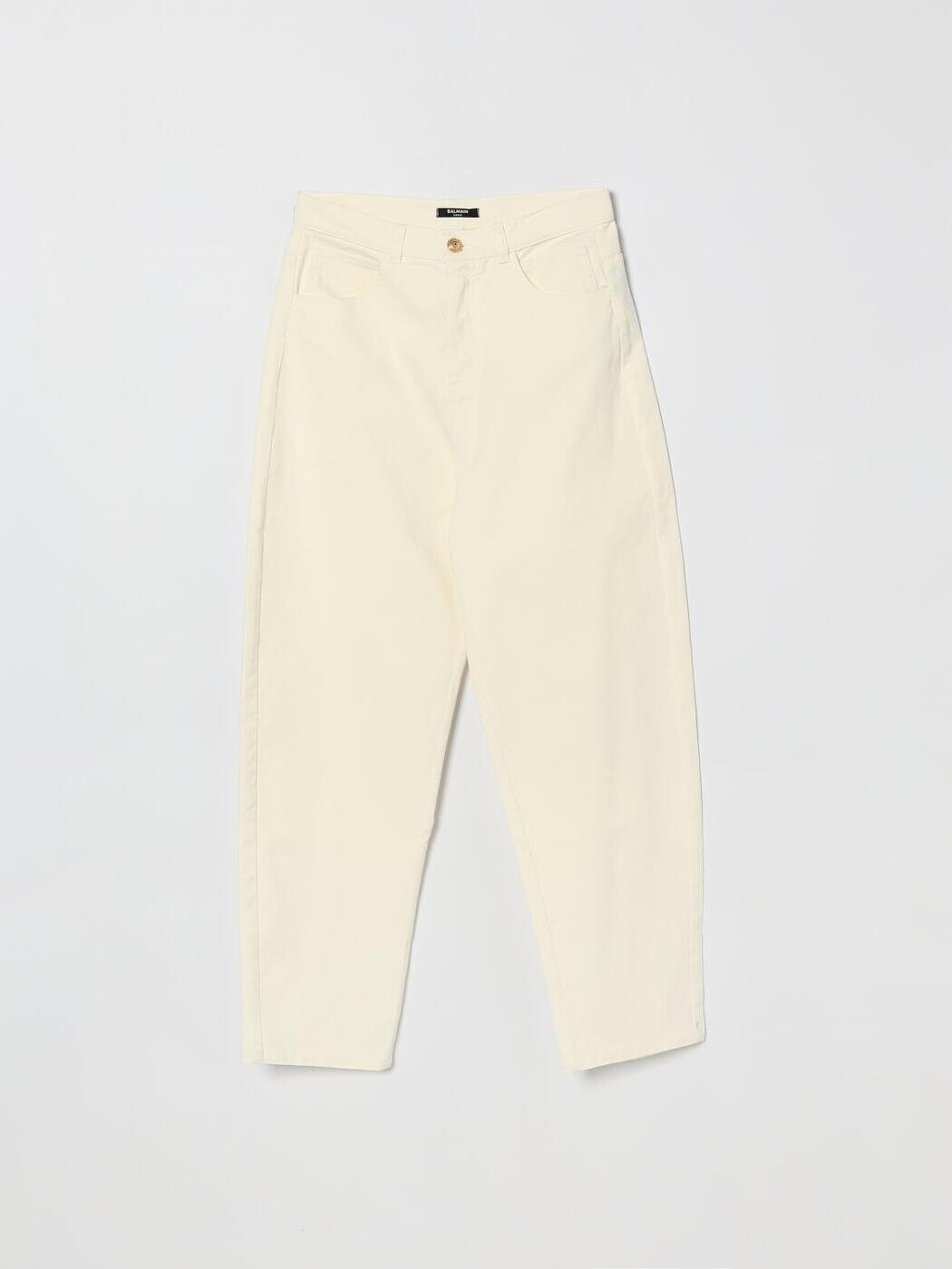 バルマン BALMAIN ズボン ズボン下 ベビーユニセックス 白いこと Pants BY6Q30Z3702 関税 貨物輸送無料 2026SS gi