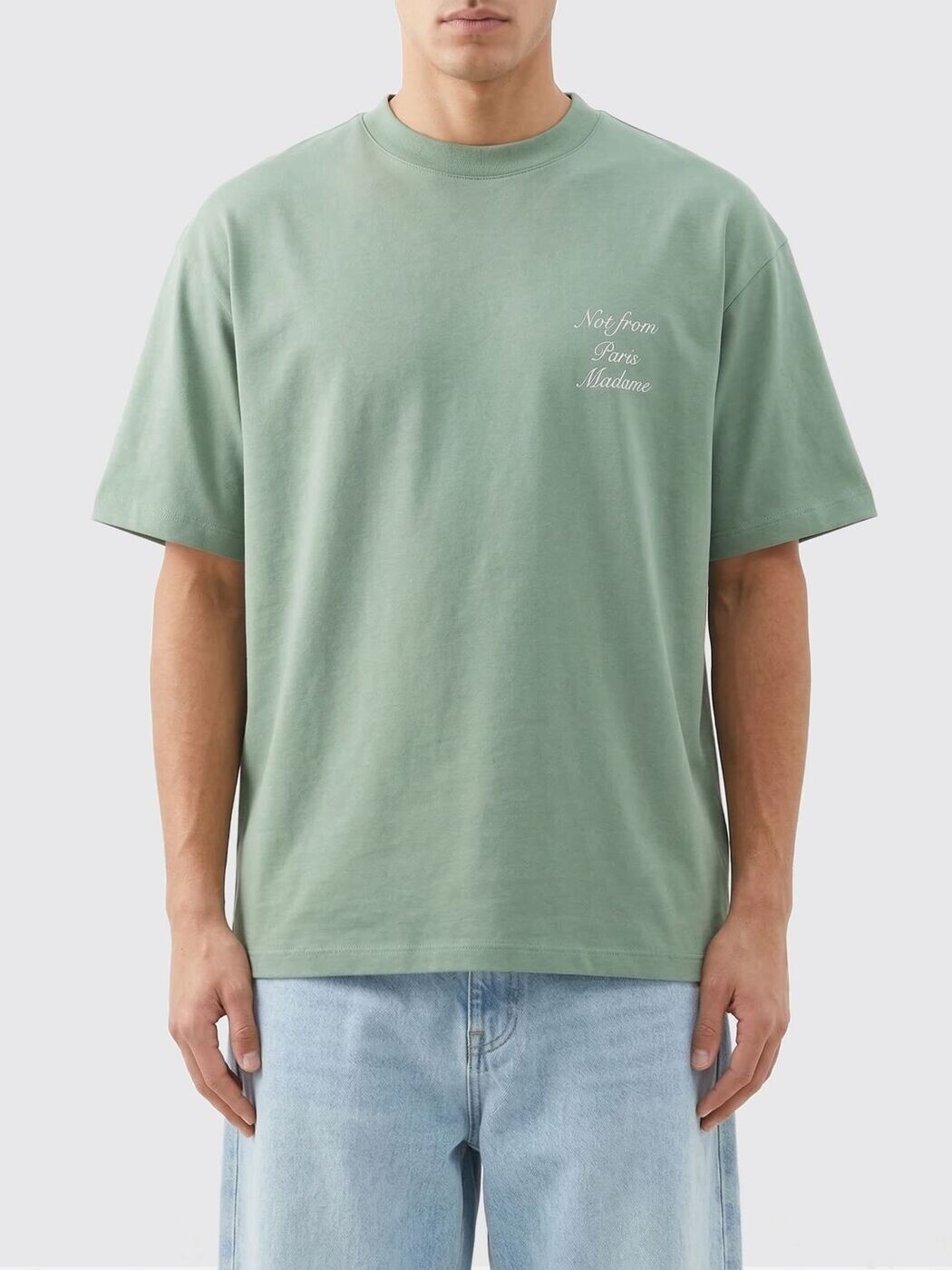 ドロール ド ムッシュ DROLE DE MONSIEUR Tシャツ メンズ グリーン T-shirts KTS209CO002 Green 関税 送料無料 2026SS gi|BRANDSHOP「il Tesoro」