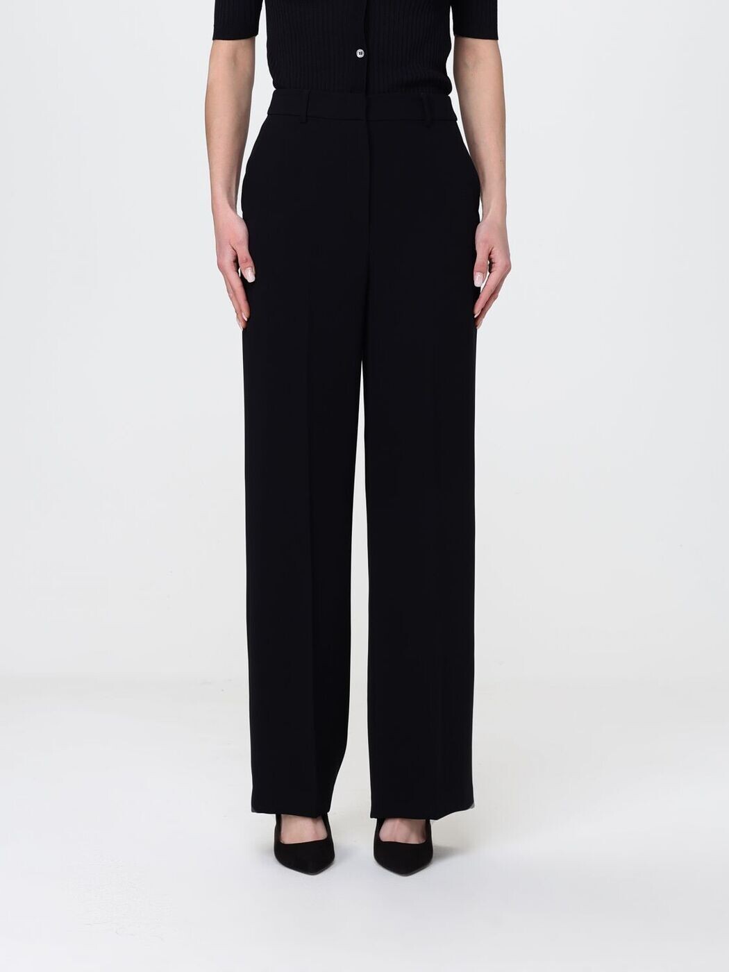 エイチクチュール H COUTURE ズボン ズボン下 レディース 黒いこと Trousers HP12834651 関税 貨物輸送無料 2026SS gi