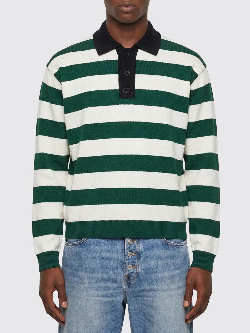 グッチ GUCCI スポーツシャツ メンズ 緑であること Polo shirts 851696XKFBA 関税 貨物輸送無料 2026SS gi
