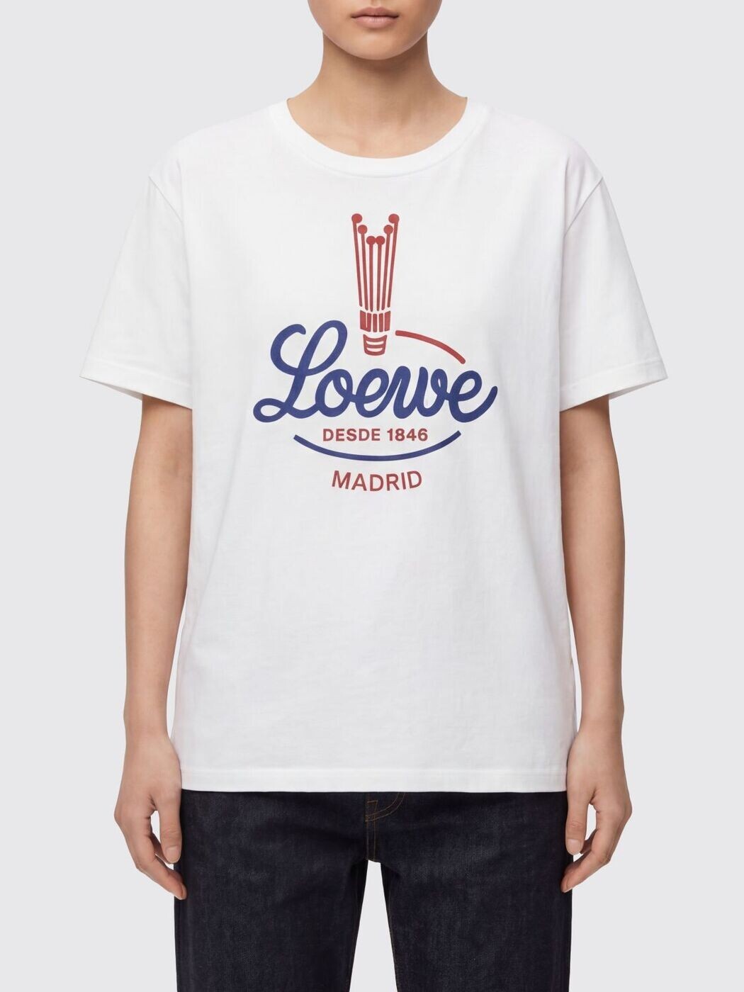 ロエベ LOEWE ポロシャツ Tシャツ レディース ホワイト T-shirts and polo shirts S540Y22X93 White 関税 送料無料 2026SS gi|BRANDSHOP「il Tesoro」