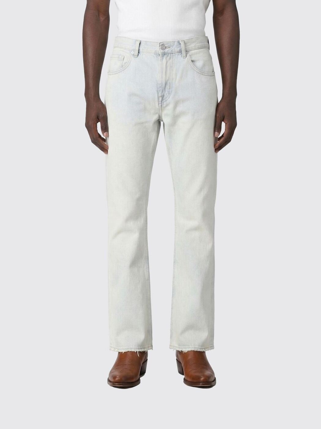 セブンフォーオールマンカインド 7 FOR ALL MANKIND ジーンズ メンズ 青み Jeans 7T4E0E35 関税 貨物輸送無料 2026SS gi