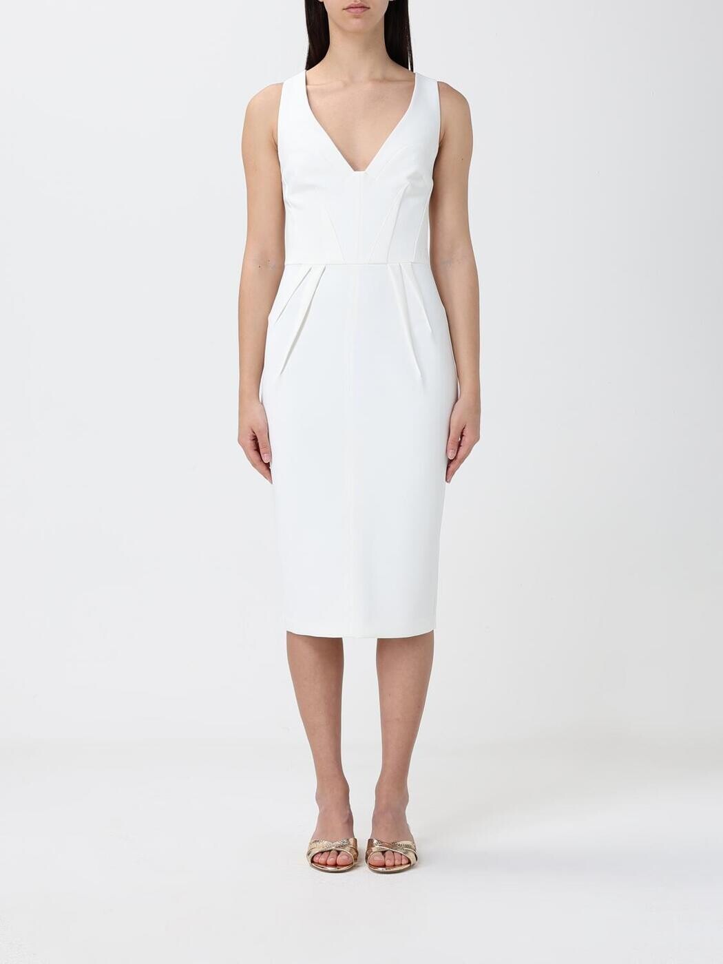 エリザベッタ フランキ ELISABETTA FRANCHI ワンピース ドレス レディース Dresses AB94162E2 Ivory 関税 送料無料 2026SS gi｜BRANDSHOP「il Tesoro」 42,060円