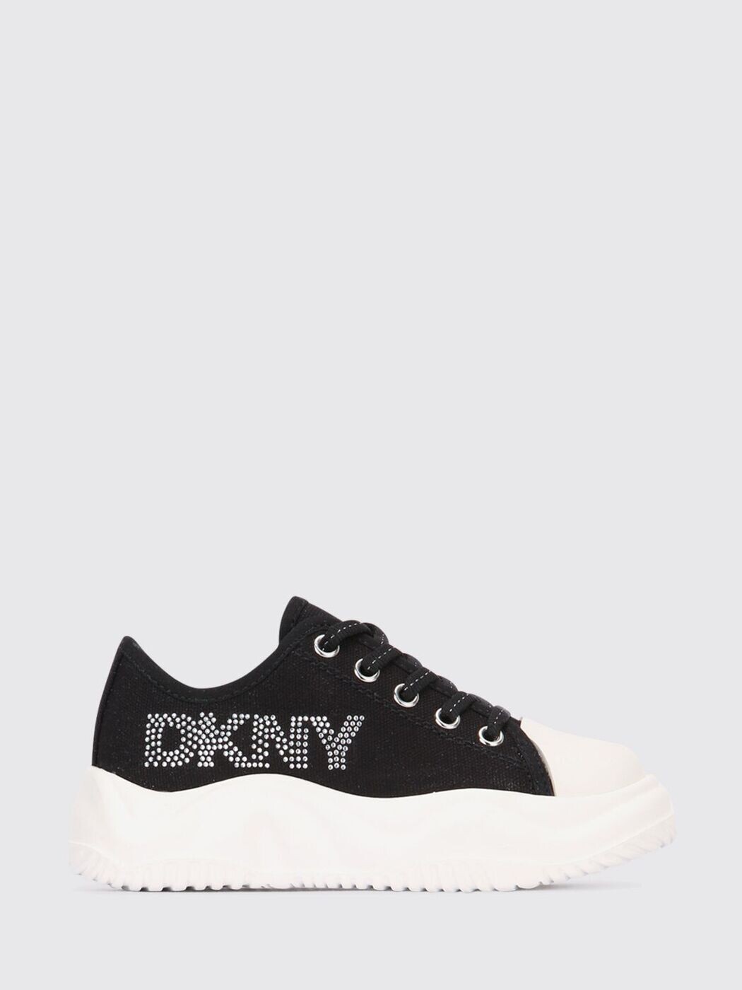 ディー ケイ エヌ ワイ DKNY 滑っこいスニーカー スニーカー ボーイズ 黒いこと Flat sneakers D62632 関税 貨物輸送無料 2026SS gi