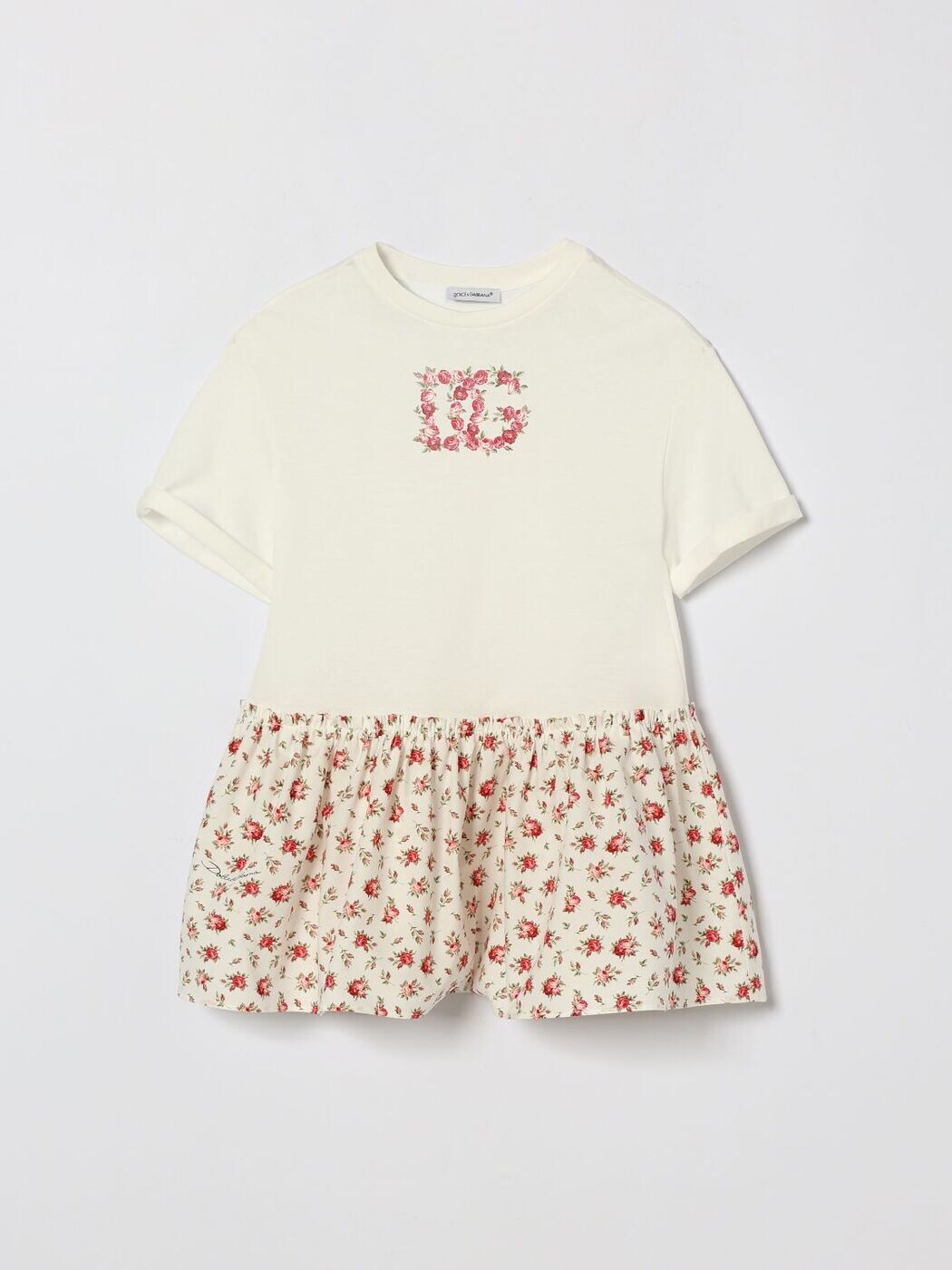 ドルチェ＆ガッバーナ DOLCE\u0026GABBANA ロング御召しもの 御召しもの ガールズ 白いこと Long dresses L5JDB8G7PVM 関税 貨物輸送無料 2026SS gi