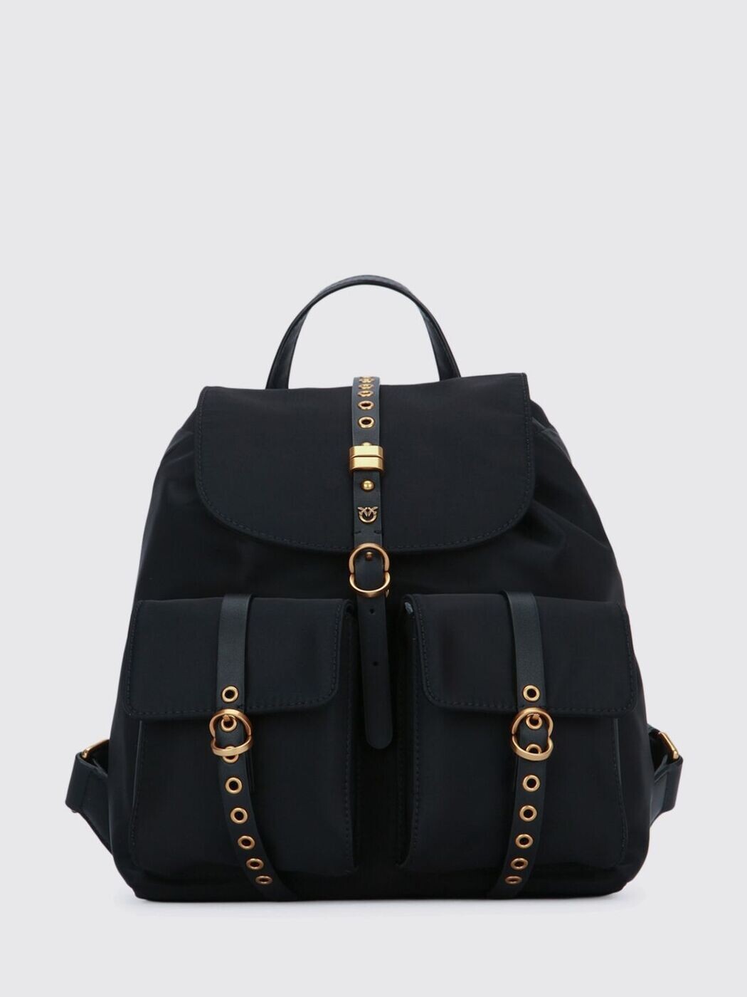 ピンコ PINKO 背嚢 うしろ側容器に並べる レディース 黒いこと Backpacks and bum bags 106051A358 関税 貨物輸送無料 2026SS gi