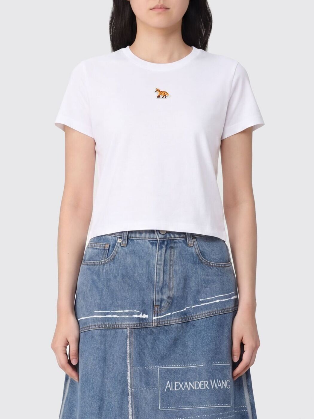 住みか 稲荷 MAISON KITSUNE スポーツシャツ プルオーバー レディース 白いこと T-shirts and polo shirts PW00111KJ7026 関税 貨物輸送無料 2026SS gi
