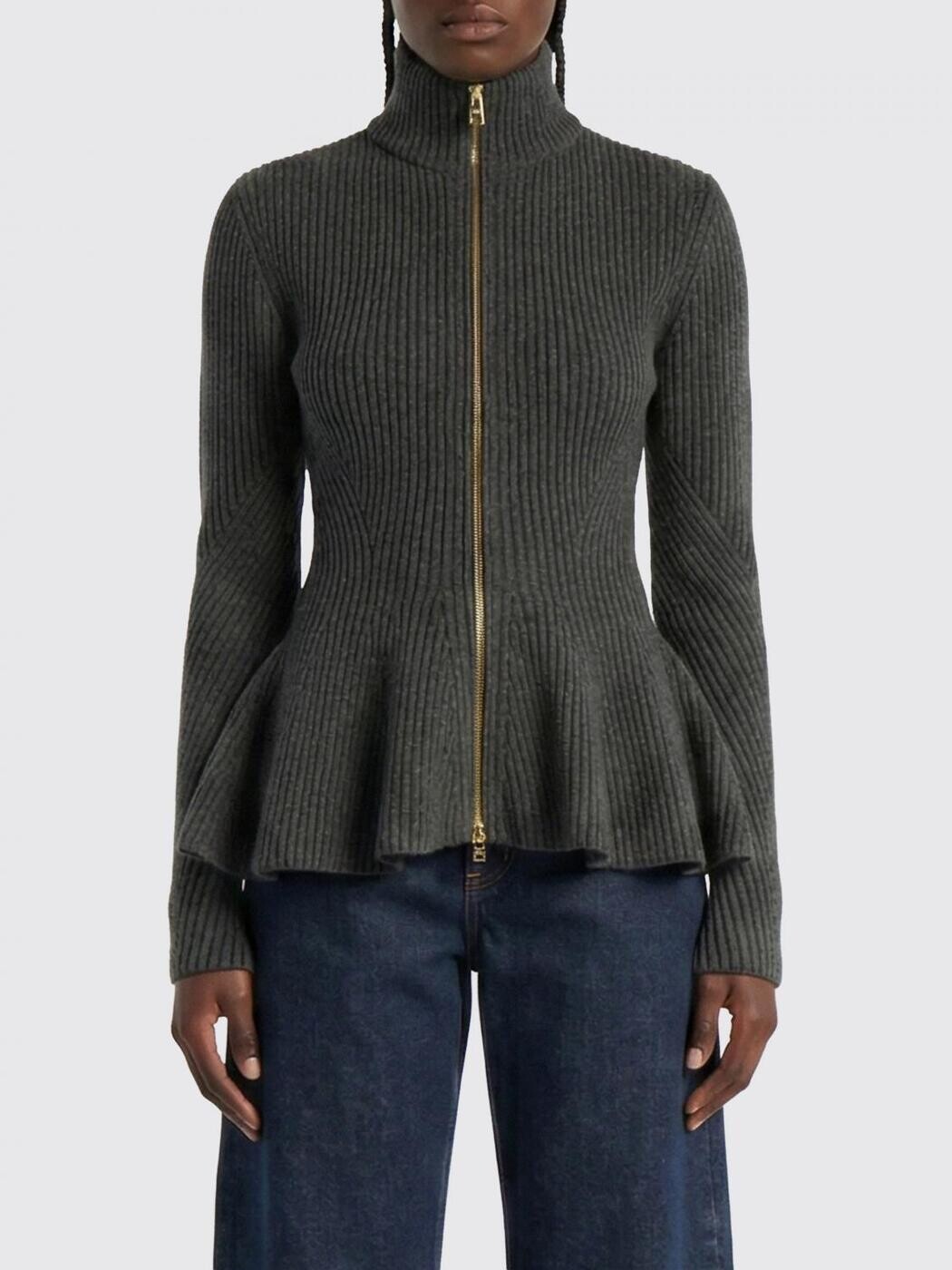 アライア ALAIA プルオーバー 編み物御召しもの レディース 薄墨色 Knitwear AA9S0369K158C 関税 貨物輸送無料 2026SS gi