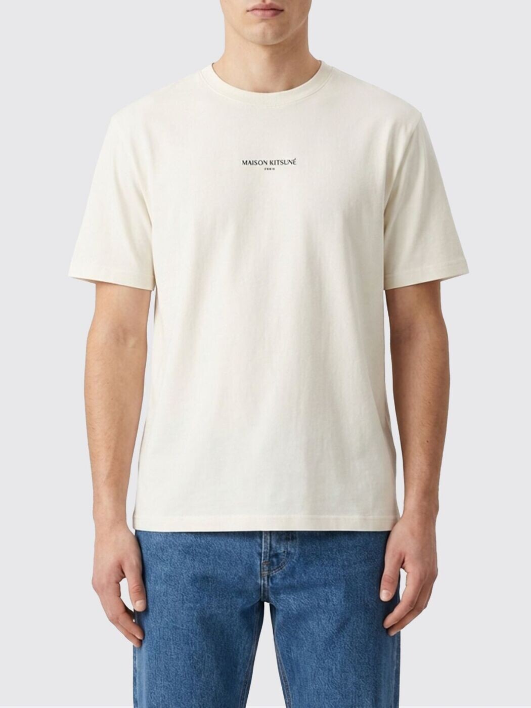 棲み家 狐狸 MAISON KITSUNE プルオーバー メンズ 赤銅色 T-shirts QM00100KJ7025 関税 貨物輸送無料 2026SS gi