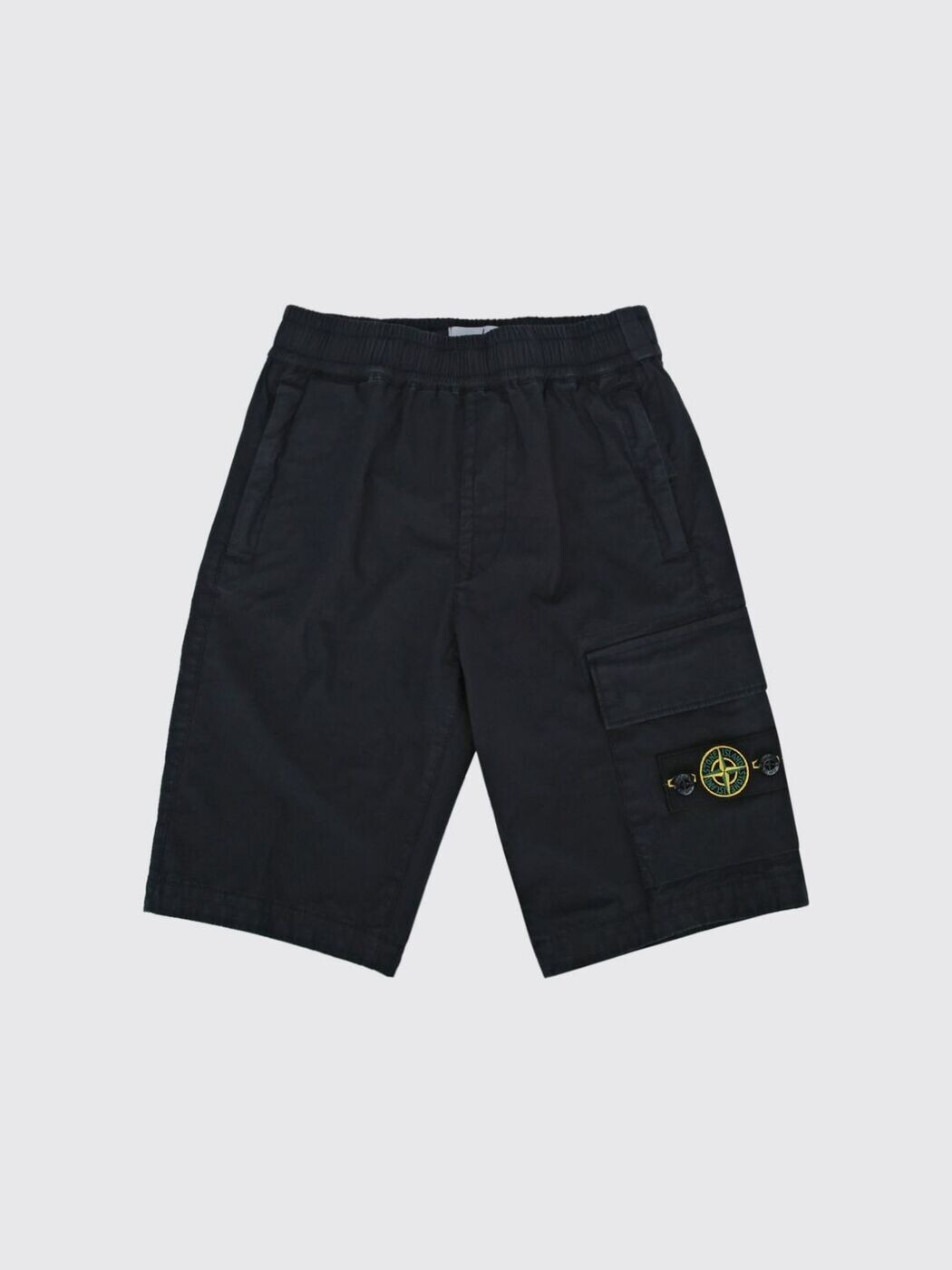 石ころ 島 STONE ISLAND JUNIOR 遊撃手ズボン下 ズボン下 さる股引き ボーイズ 青色 Shorts L100003S0001 関税 貨物輸送無料 2026SS gi