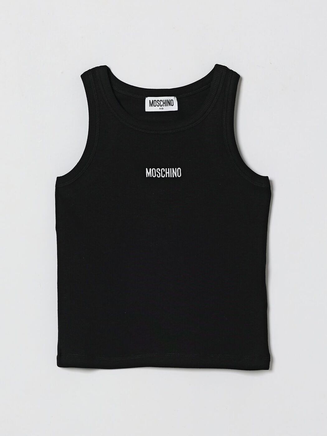 モスキーノ MOSCHINO ロング捩りプルオーバー プルオーバー ガールズ 黒いこと Long sleeve t-shirts HAM06MLBA39 関税 貨物輸送無料 2026SS gi