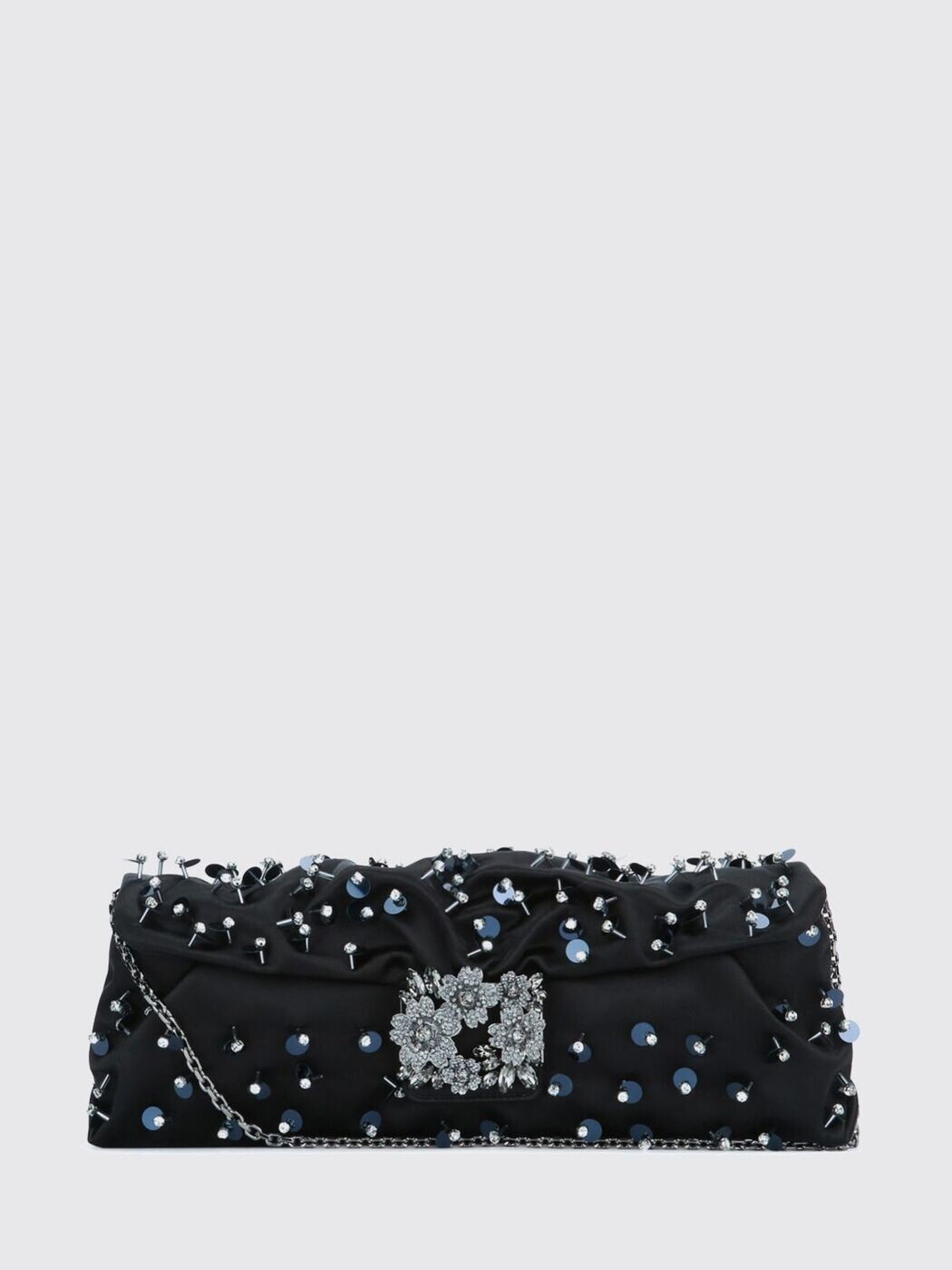ロジェ ヴィヴィエ ROGER VIVIER クラッチペダル御徒面子 レディース 黒いこと Clutch and wristlets bags RBWANVC3200RS0 関税 貨物輸送無料 2026SS gi