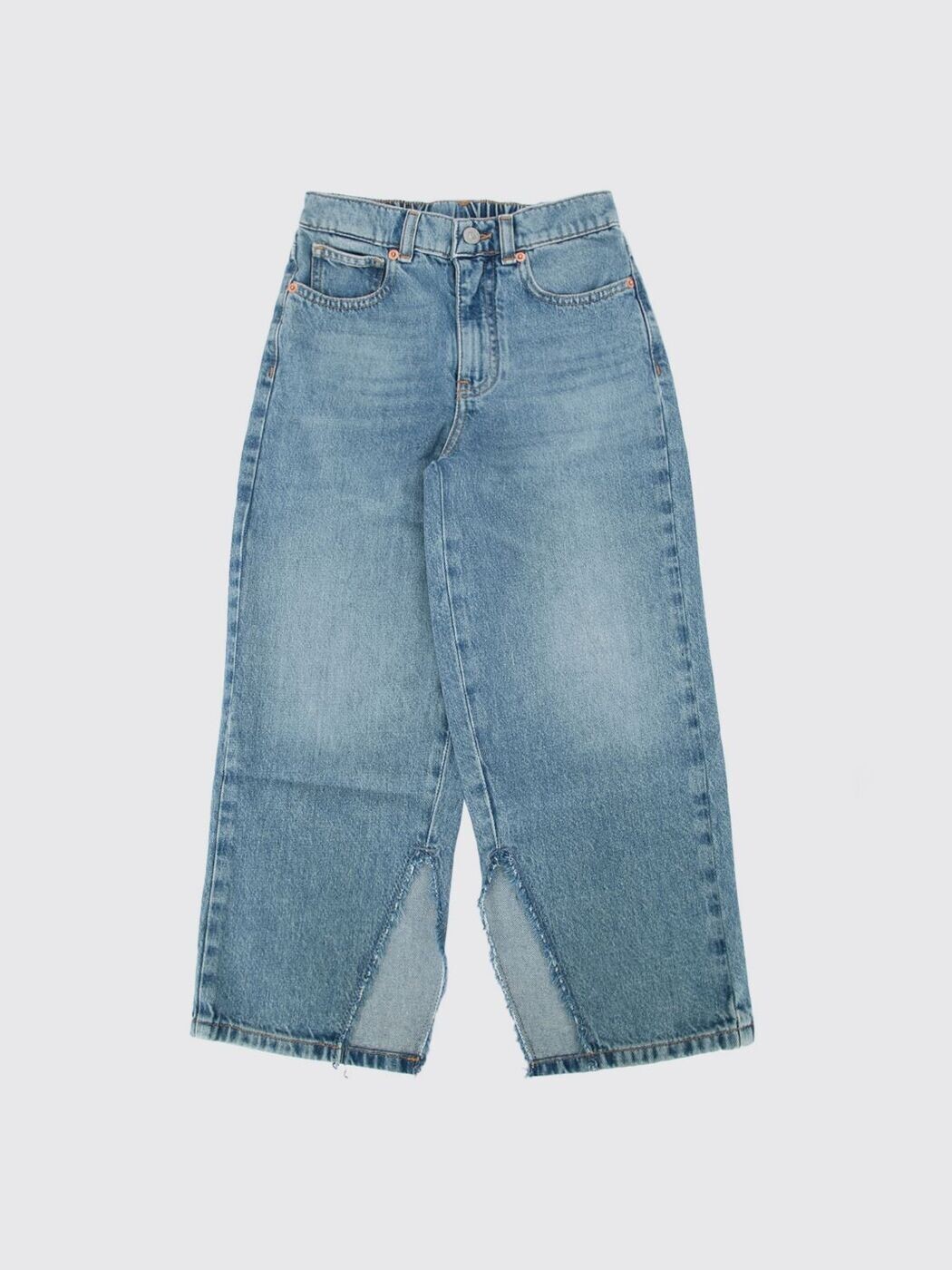 エムエムシックス メゾン マルジェラ MM6 MAISON MARGIELA レギュラーフィットジーンズ デニム ボーイズ ブルー Regular fit jeans M60452MM06V Denim 関税 送料無料 2026SS gi｜BRANDSHOP「il Tesoro」