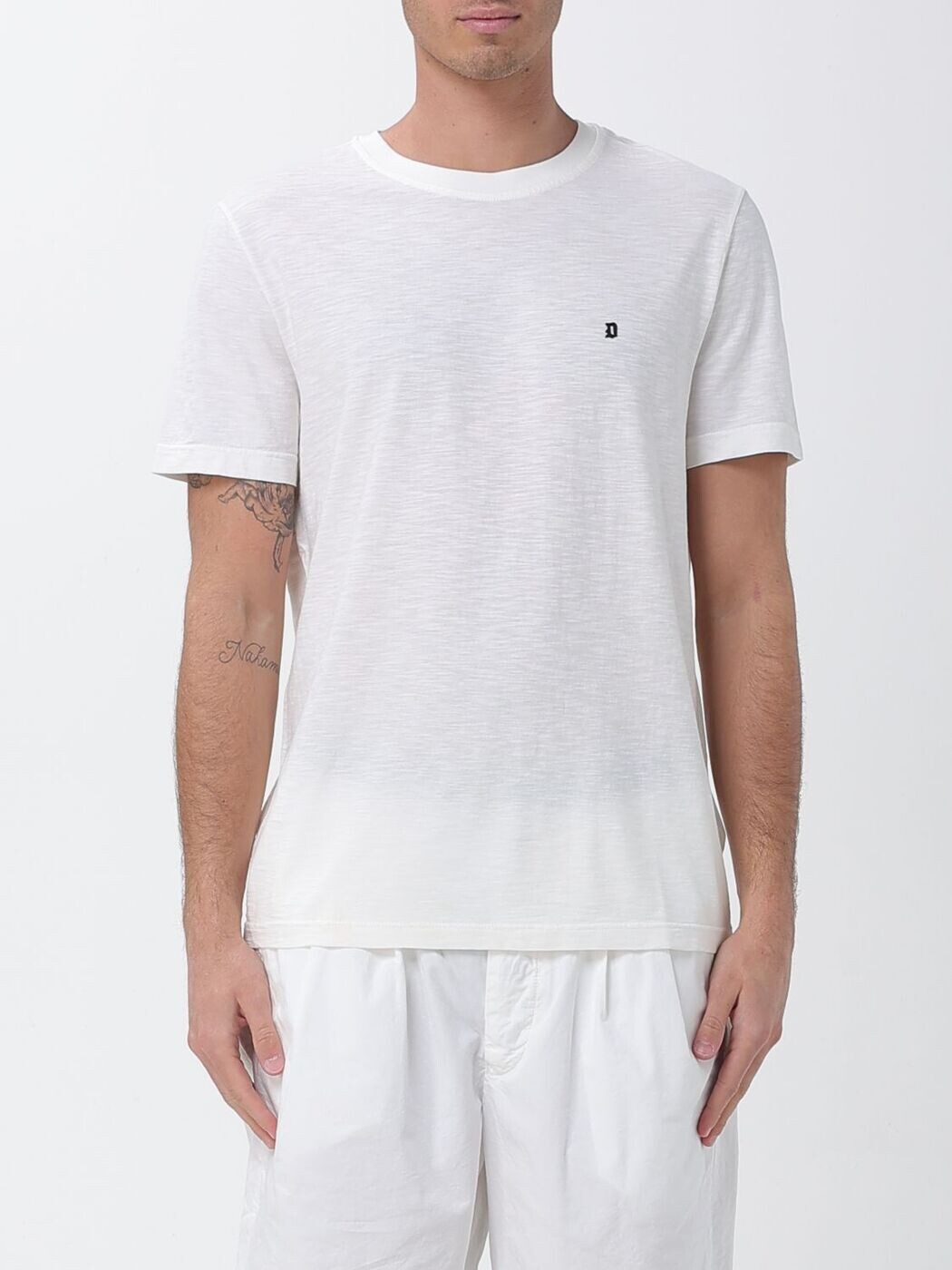 ドンダップ DONDUP ティーシャツ メンズ 白いこと T-shirts US371JF0195UZL4 関税 貨物輸送無料 2026SS gi メンズファッション-Tシャツ・カットソー