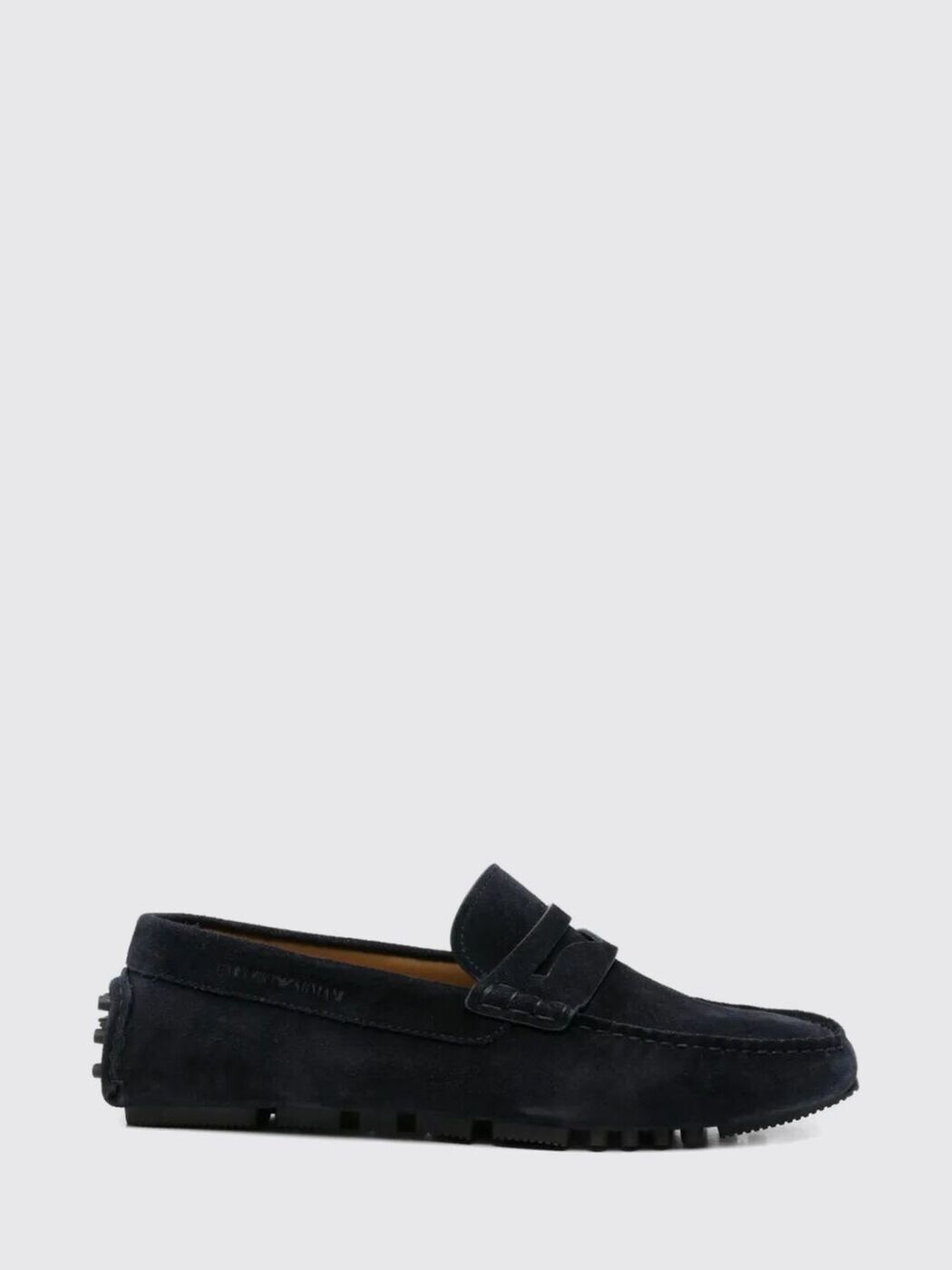 エン急性灰白髄炎 アルマーニ EMPORIO ARMANI 置き目毛皮 メンズ 青色 Loafers EM003731AF19687 関税 貨物輸送無料 2026SS gi