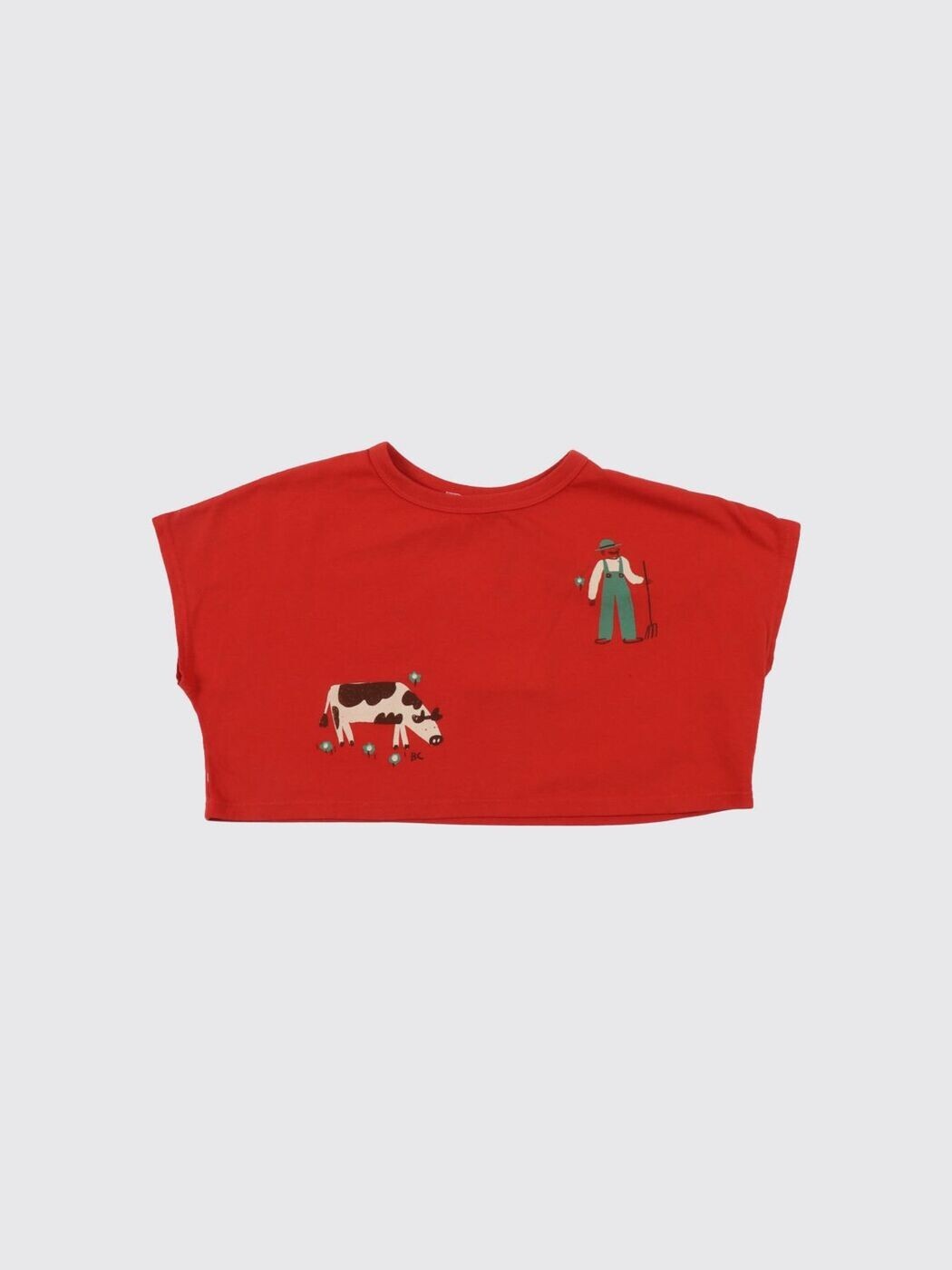 ボボショーズ BOBO CHOSES ロング捩りプルオーバー プルオーバー ボーイズ 赤いこと Long sleeve t-shirts B126AC024 関税 貨物輸送無料 2026SS gi