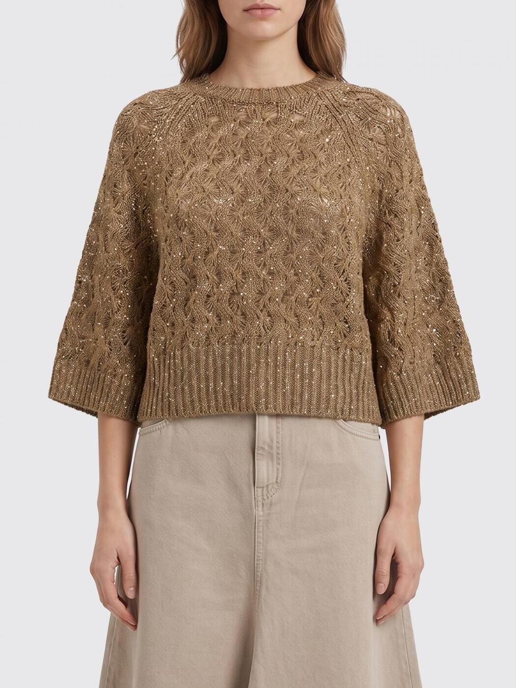 ブルネロクチネリ BRUNELLO CUCINELLI プルオーバー 編み物御召しもの レディース Knitwear MEA371100 関税 貨物輸送無料 2026SS gi