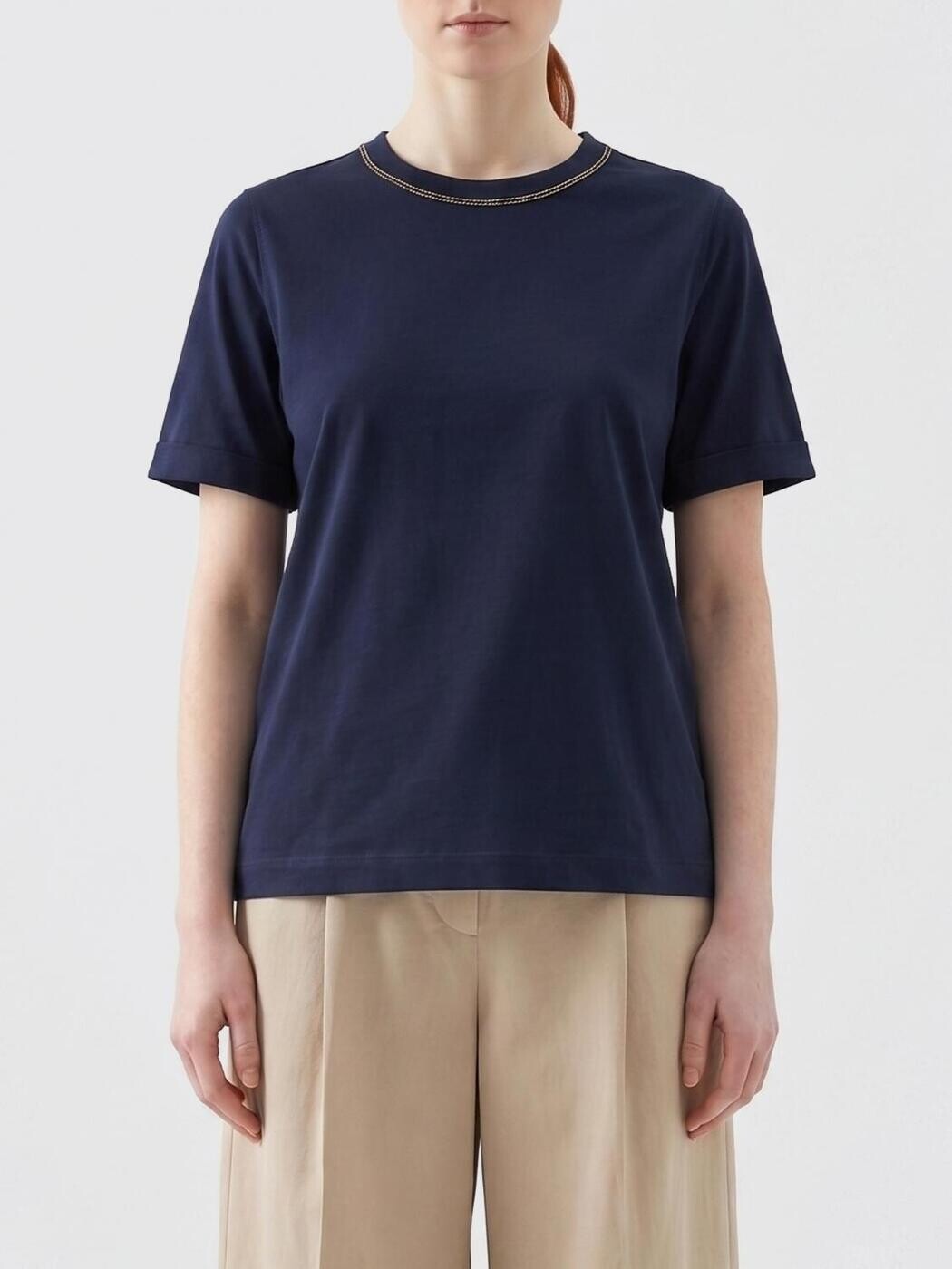 ブルネロクチネリ BRUNELLO CUCINELLI スポーツシャツ プルオーバー レディース 青色 T-shirts and polo shirts M0T81BZ100 関税 貨物輸送無料 2026SS gi