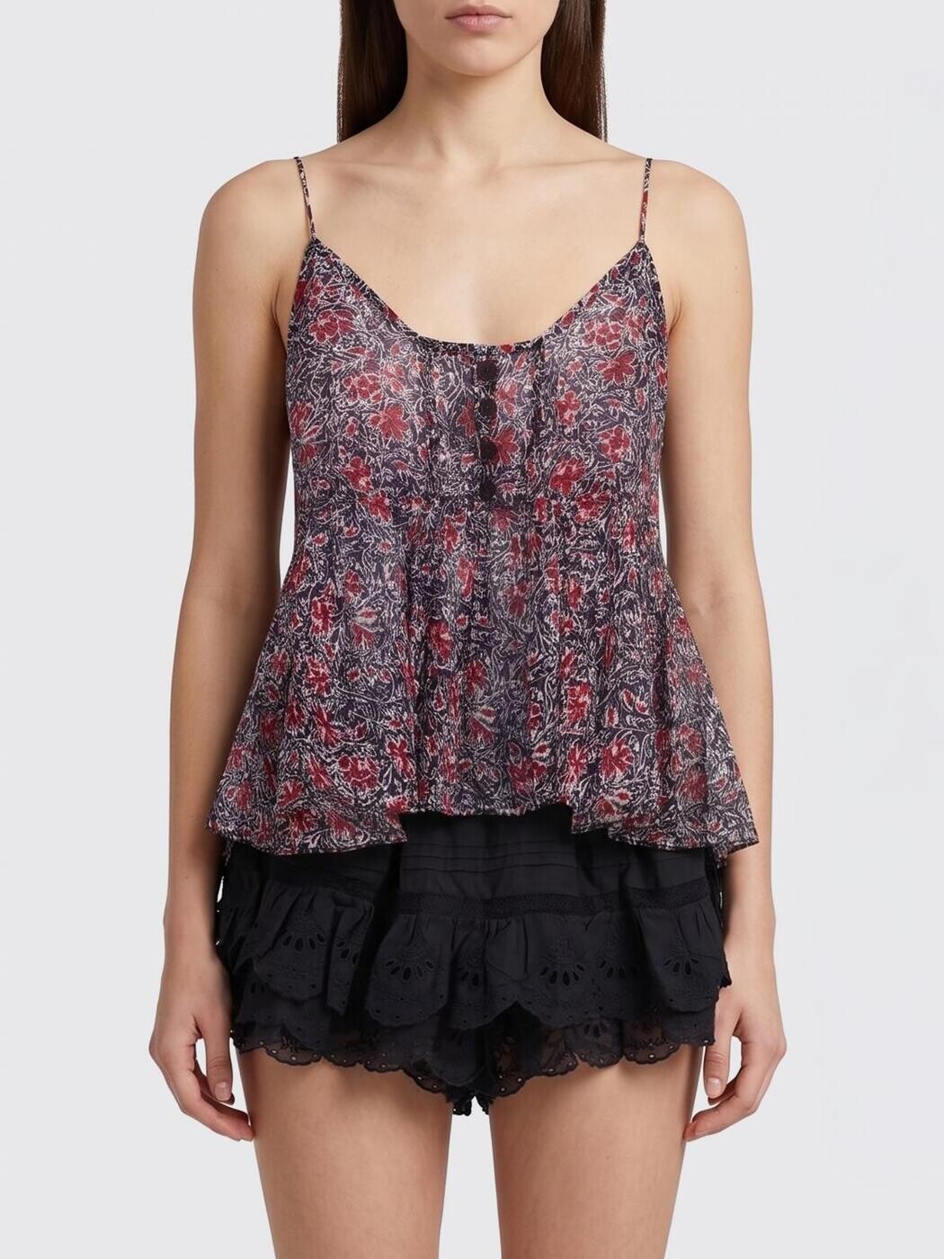 イザ呼びりん マラン はやりっ児 ISABEL MARANT ETOILE プルオーバー トップス レディース 赤いこと T-shirts and tops 26PHT0832FAD1J14E 関税 貨物輸送無料 2026SS gi