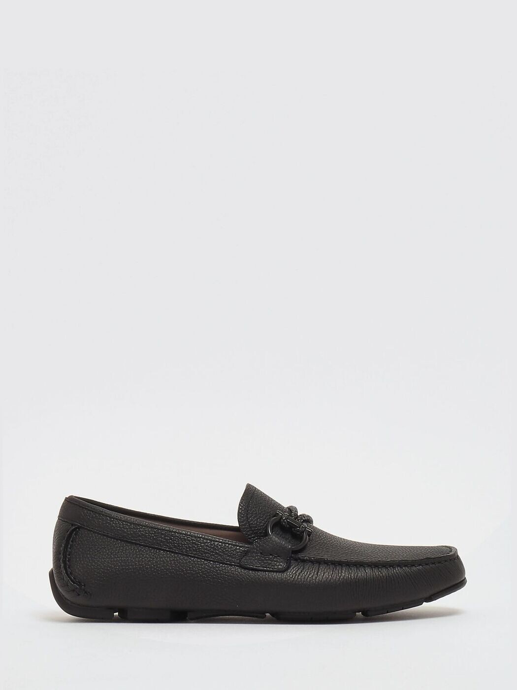 フェラガモ FERRAGAMO 置き目毛皮 メンズ 黒いこと Loafers 02B796 713330 関税 貨物輸送無料 2026SS gi