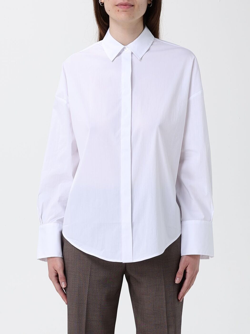 リュー ジョー LIU JO シャツ レディース ホワイト Shirts WA6112T039A White 関税 送料無料 2026SS gi｜BRANDSHOP「il Tesoro」