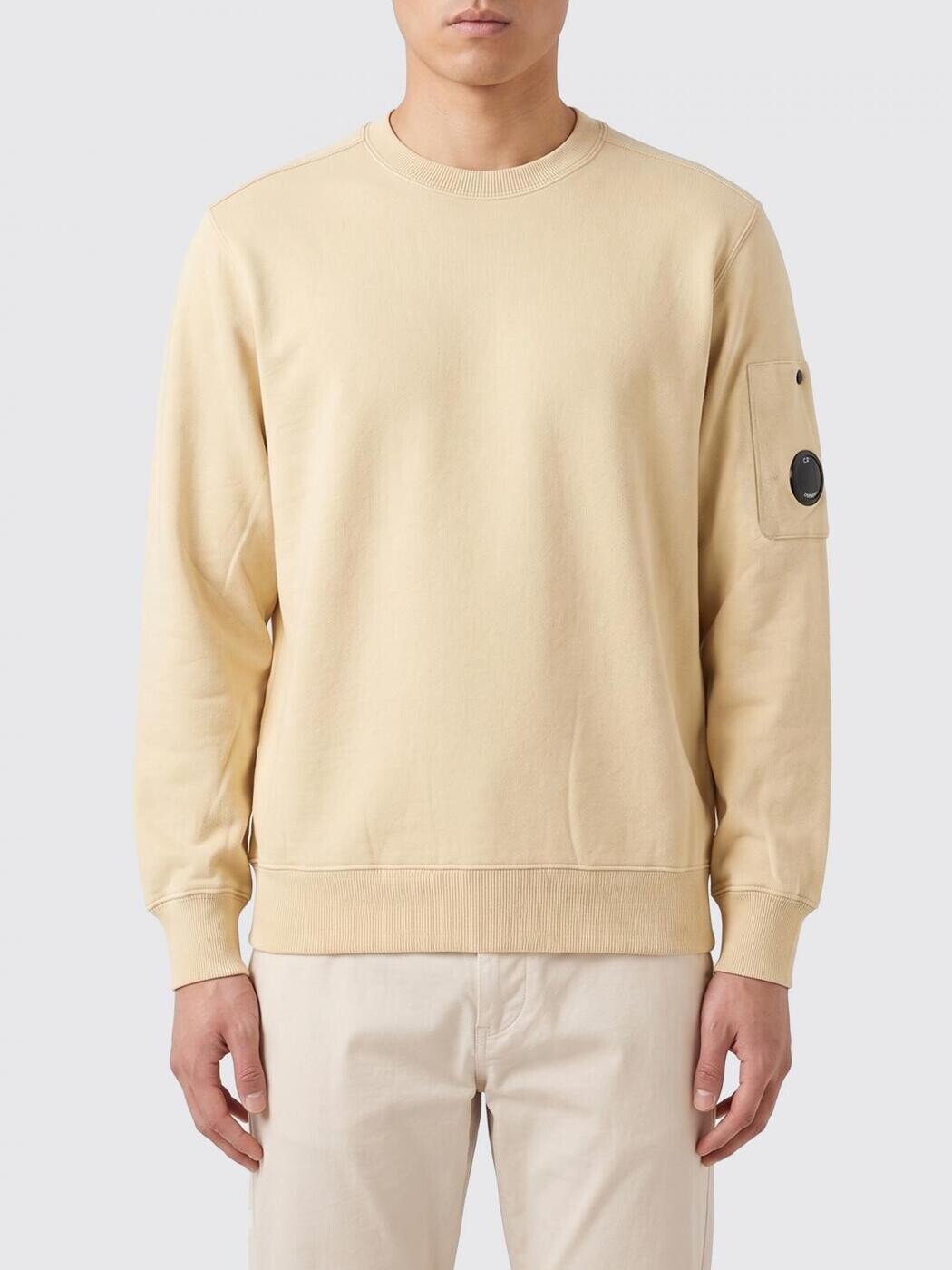 シーピー 相手 CP COMPANY トレーナー 調教師 メンズ ベージュ Sweatshirts 20CMKN102A110560A 関税 貨物輸送無料 2026SS gi
