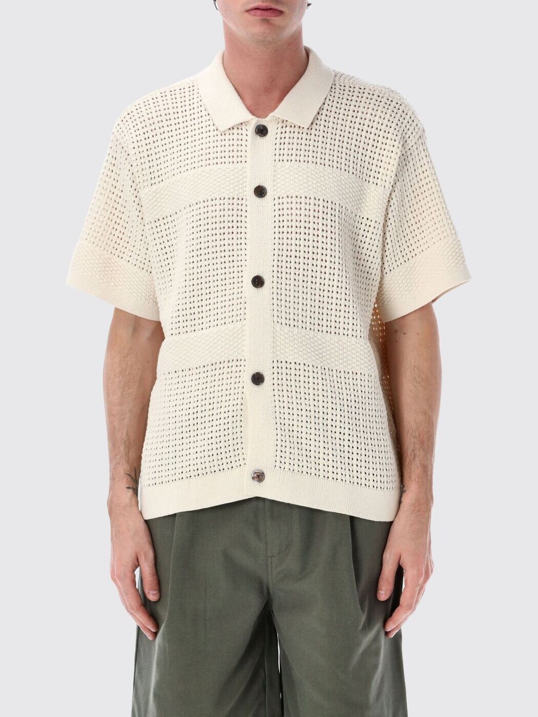 オベイ OBEY スポーツシャツ メンズ ベージュ Polo shirts 151000122 関税 貨物輸送無料 2026SS gi メンズファッション-ポロシャツ-トップス