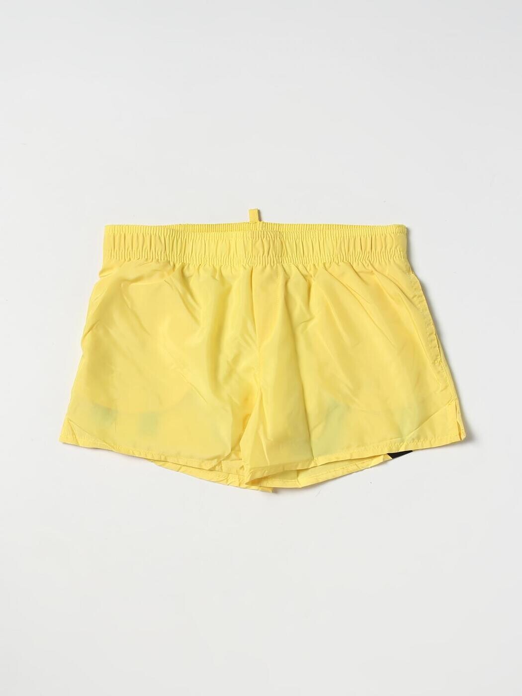 ディースクエアード DSQUARED2 塩水ズボン下 スイムウェア ボーイズ 黄色 Swim shorts DQ1683D00QK 関税 貨物輸送無料 2025AW gi