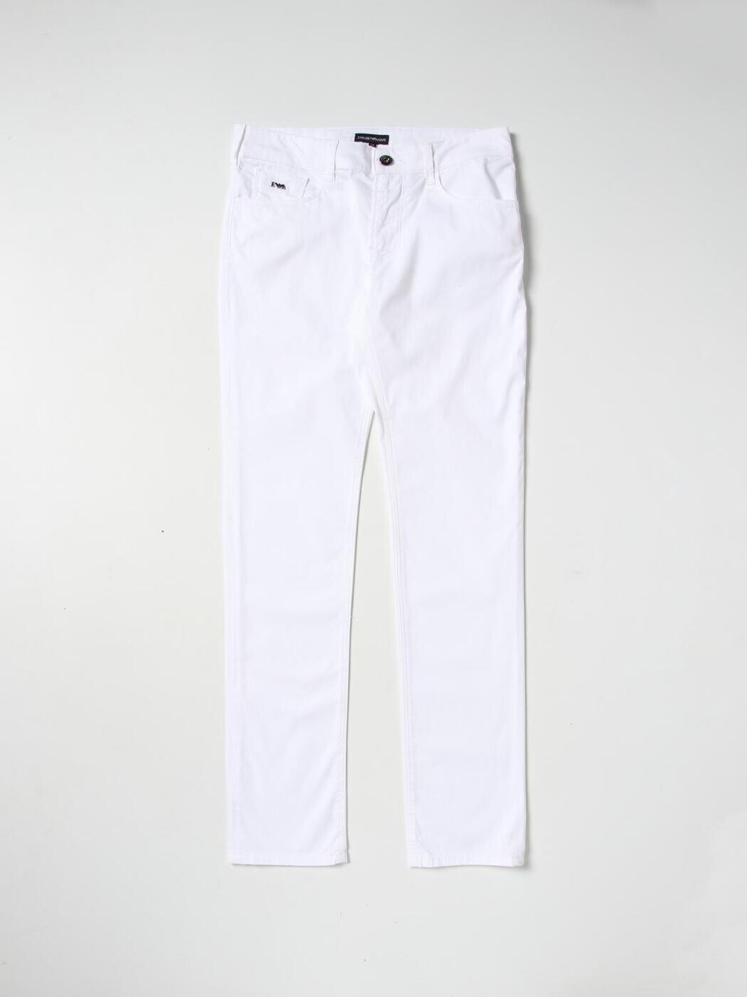 エンポリオ・アルマーニ EMPORIO ARMANI パンツ ボーイズ ホワイト Cargo trousers 8N4J064N7LZ White 関税 送料無料 2024SS gi｜BRANDSHOP「il Tesoro」