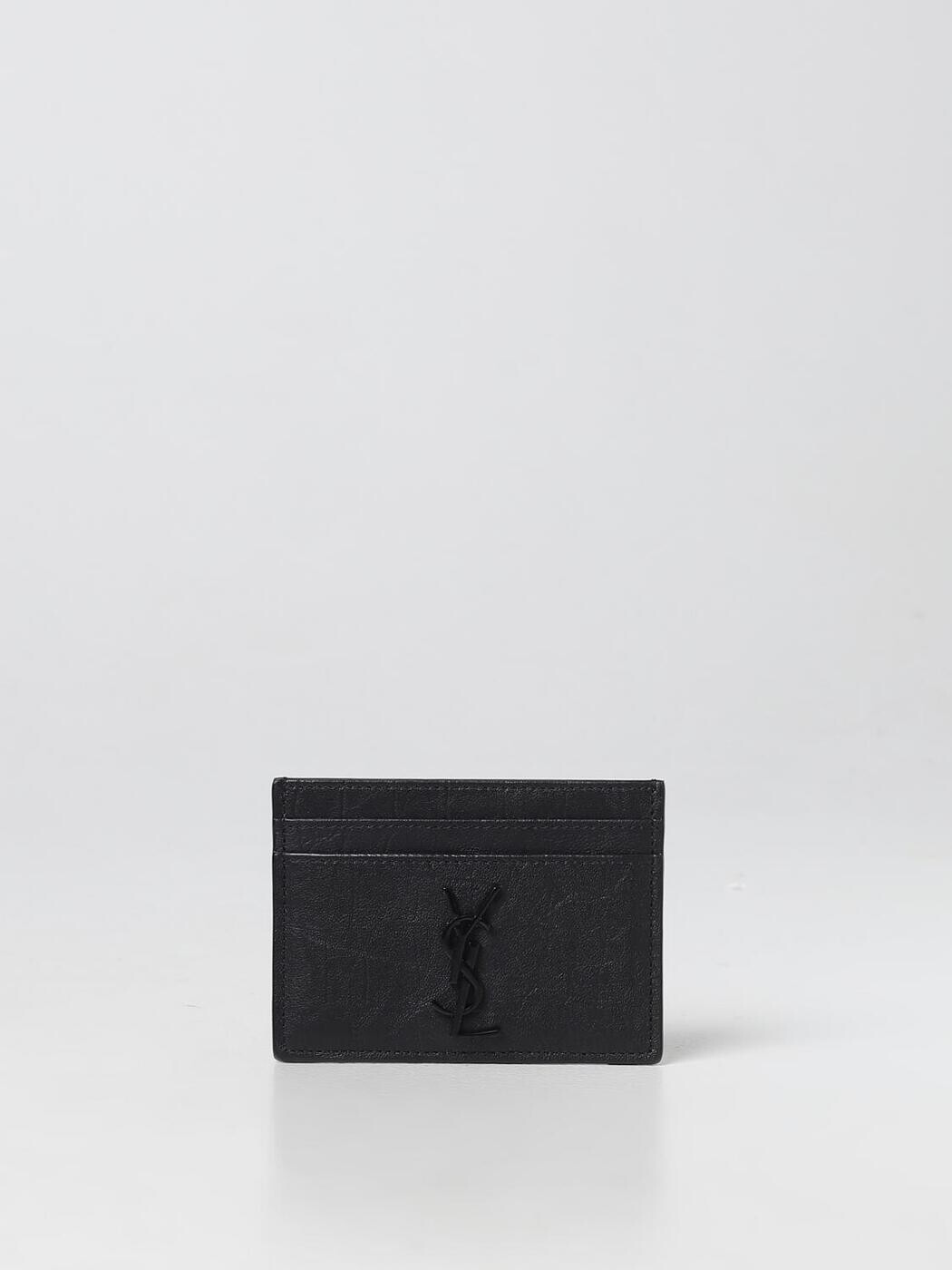 前日 サンローラン SAINT LAURENT PARIS 歌留多保持者 紙入れ メンズ 黒いこと Wallets and Card Holders 485631C9H0U 関税 貨物輸送無料 2025AW gi