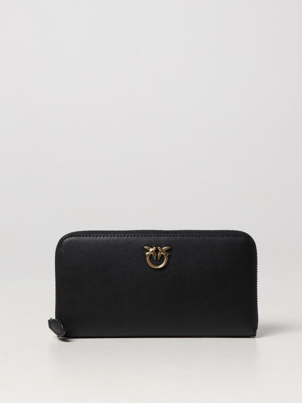 ピンコ PINKO 歌留多保持者 紙入れ レディース 黒いこと Wallets and Card Holders 100250A0F1 関税 貨物輸送無料 2025AW gi