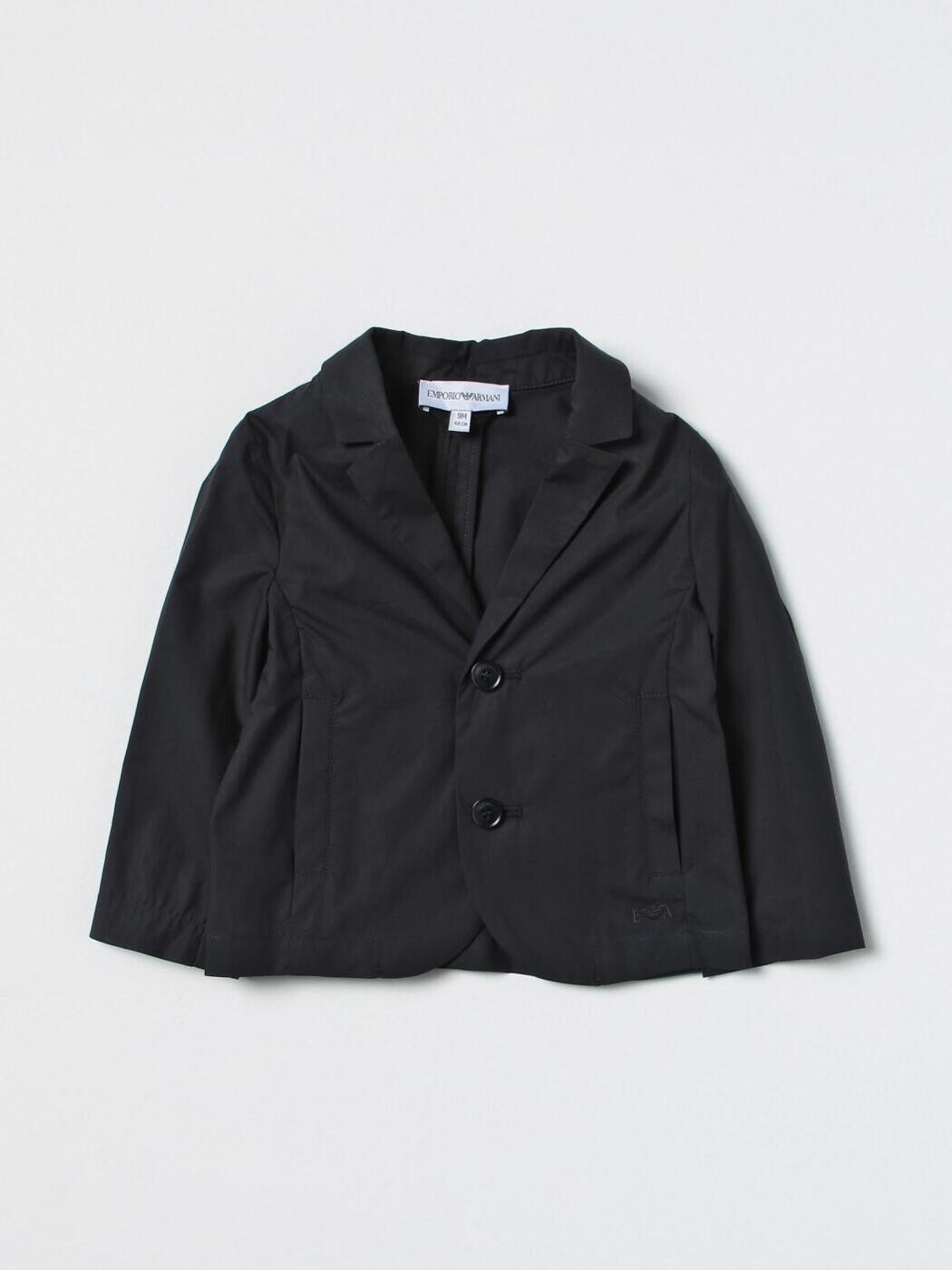 エン急性灰白髄炎 アルマーニ EMPORIO ARMANI 上衣 ベビーユニセックス 青碧 Jacket 3RHGJ54N7IZ 関税 貨物輸送無料 2025AW gi