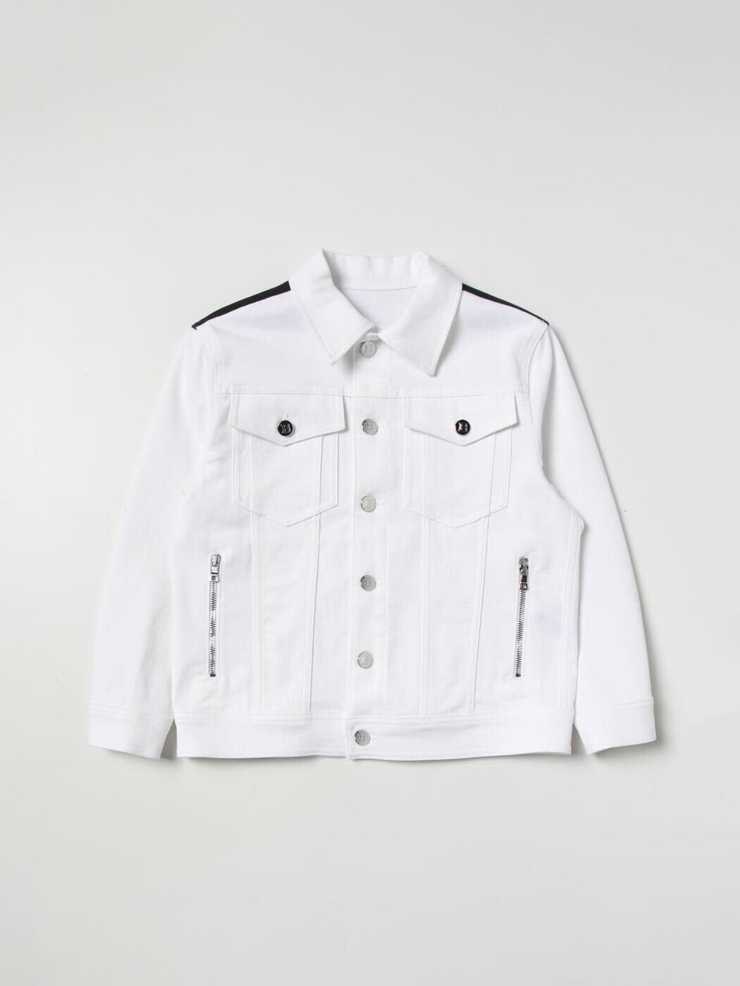 バルマン BALMAIN ボンバージャケット 上衣 ボーイズ 白いこと Bomber jackets BS2P17D0039 関税 貨物輸送無料 2025AW gi