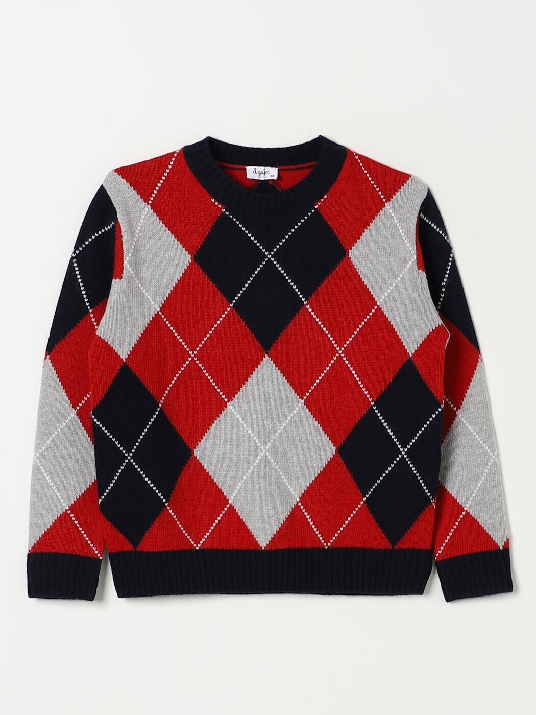 イルグッフォ IL GUFO クルーネックジャンパー ニットウェア ボーイズ ブルー Crew neck jumpers MA462EM220 Blue 関税 送料無料 2025AW gi|BRANDSHOP「il Tesoro」