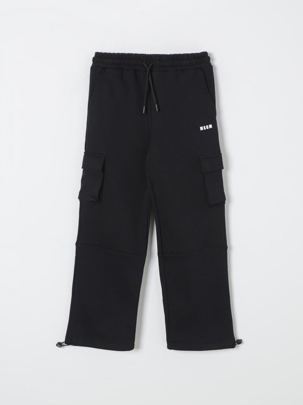 エムエスジーエム MSGM KIDS ズボン ズボン下 ベビーユニセックス 黒いこと Pants F4MSJUFP065 関税 貨物輸送無料 2025AW gi