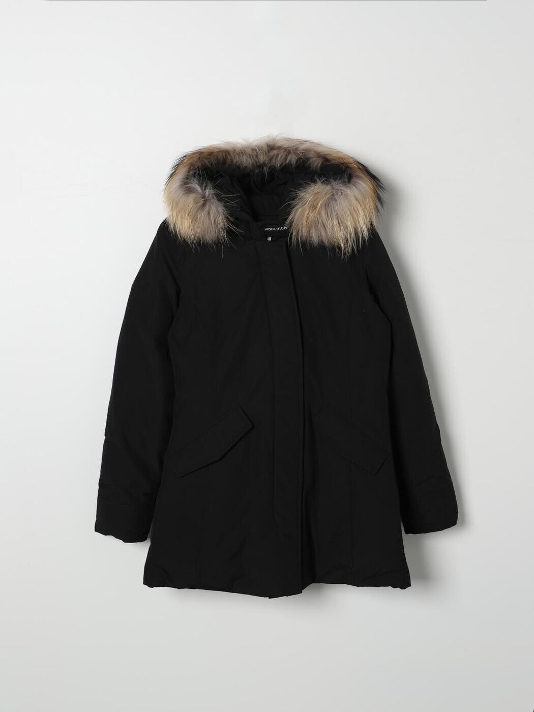 羊毛一財産 WOOLRICH バイカージャケット 上衣 ガールズ 黒いこと Biker jackets CFWKOU0221FRUT0641 関税 貨物輸送無料 2026SS gi