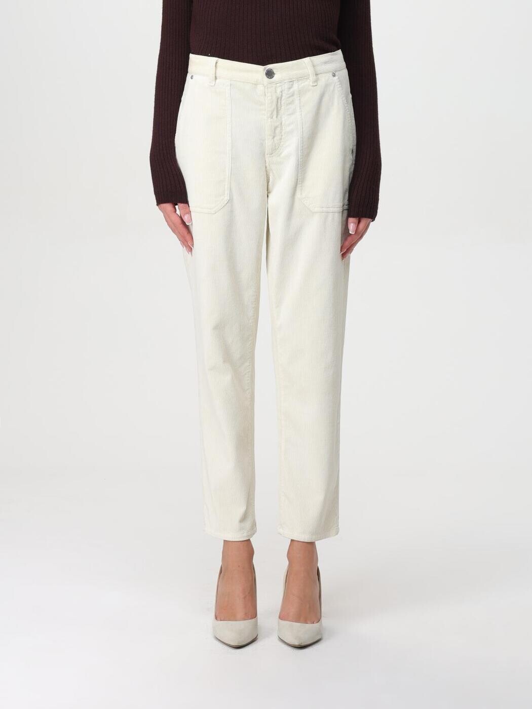 ピンコ PINKO ズボン パンツ レディース ホワイト Trousers 102761A20R White 関税 送料無料 2025AW gi｜BRANDSHOP「il Tesoro」