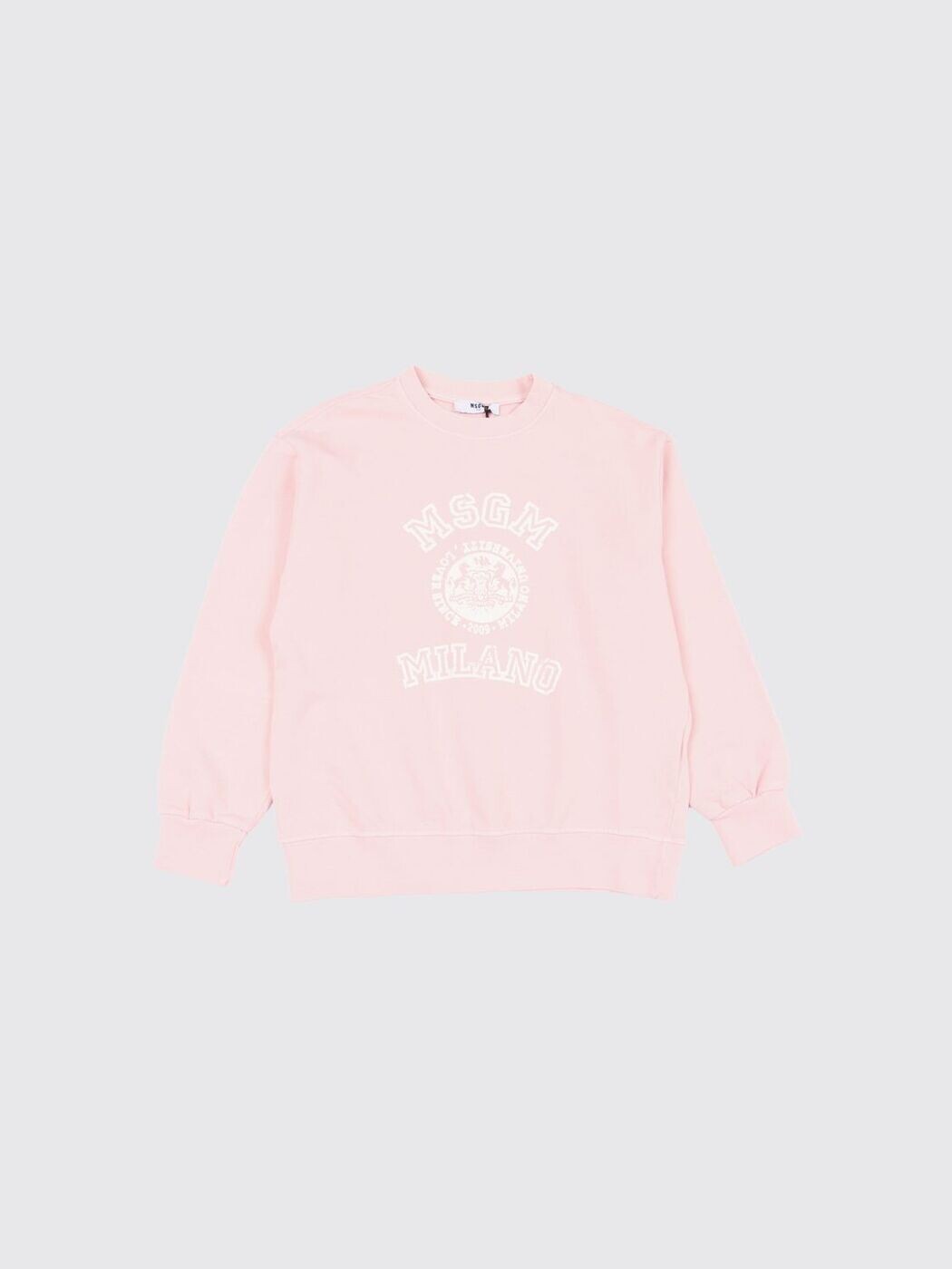 エムエスジーエム MSGM クルーネックジャンパー 編み物御召しもの ボーイズ さくら色 Crew neck jumpers MSJUSW053 関税 貨物輸送無料 2026SS gi