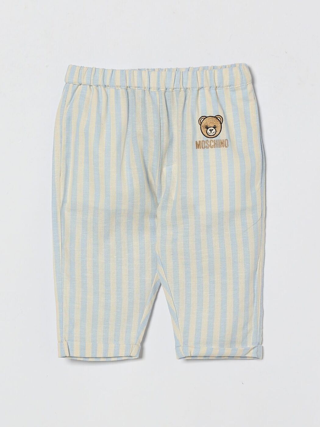 モスキーノ MOSCHINO ズボン ズボン下 ベビーユニセックス 白いこと Pants MUP05ULUE01 関税 貨物輸送無料 2026SS gi